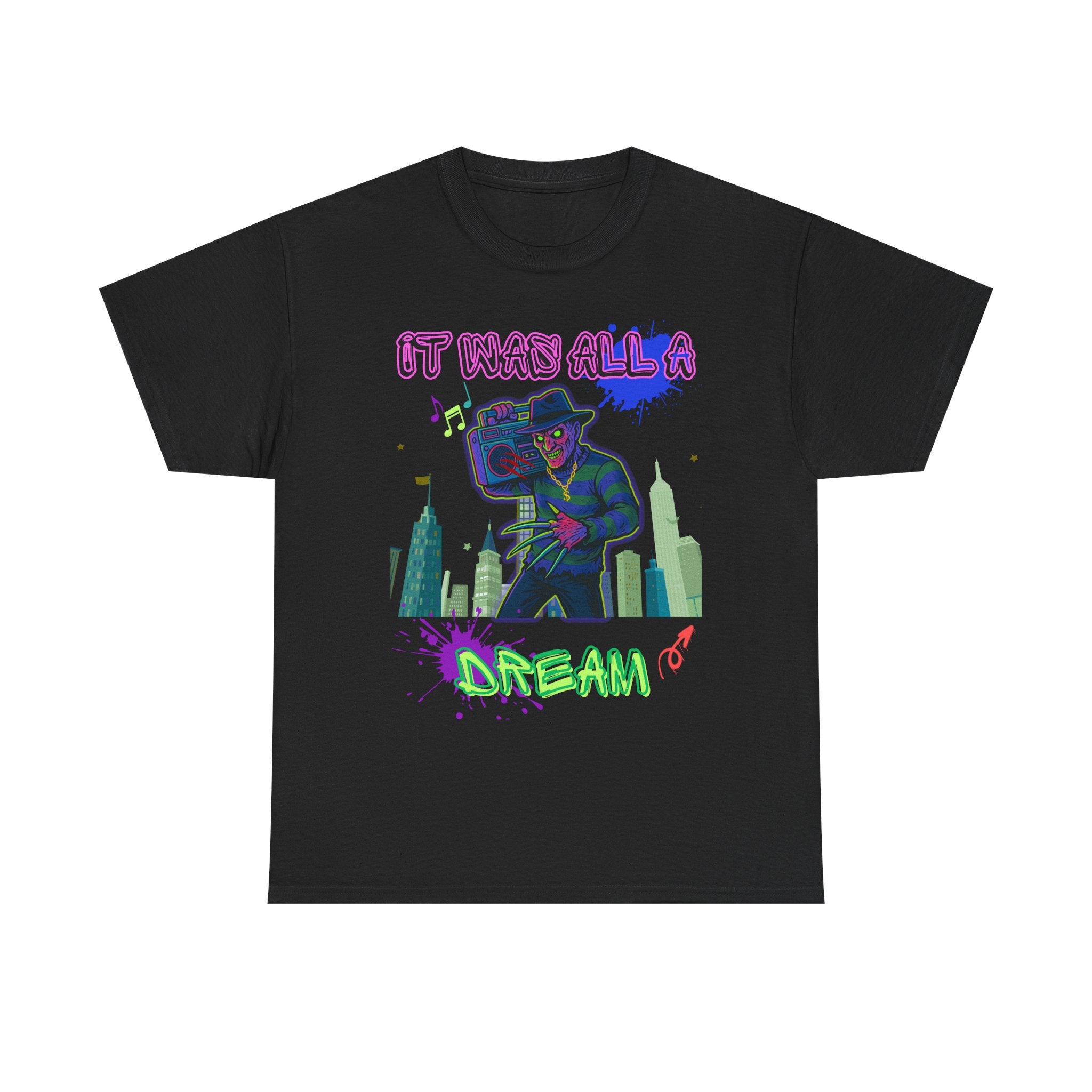 It Was All A Dream Unisex Heavy Cotton Tee - Streetwear, Graphic Tee, Hip Hop Fashion, Casual Wear, Gift Ideas