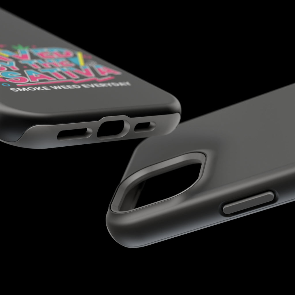 "Saved by the Sativa" Magnetic Impact-Resistant Case- Phone Case for iPhone & Android