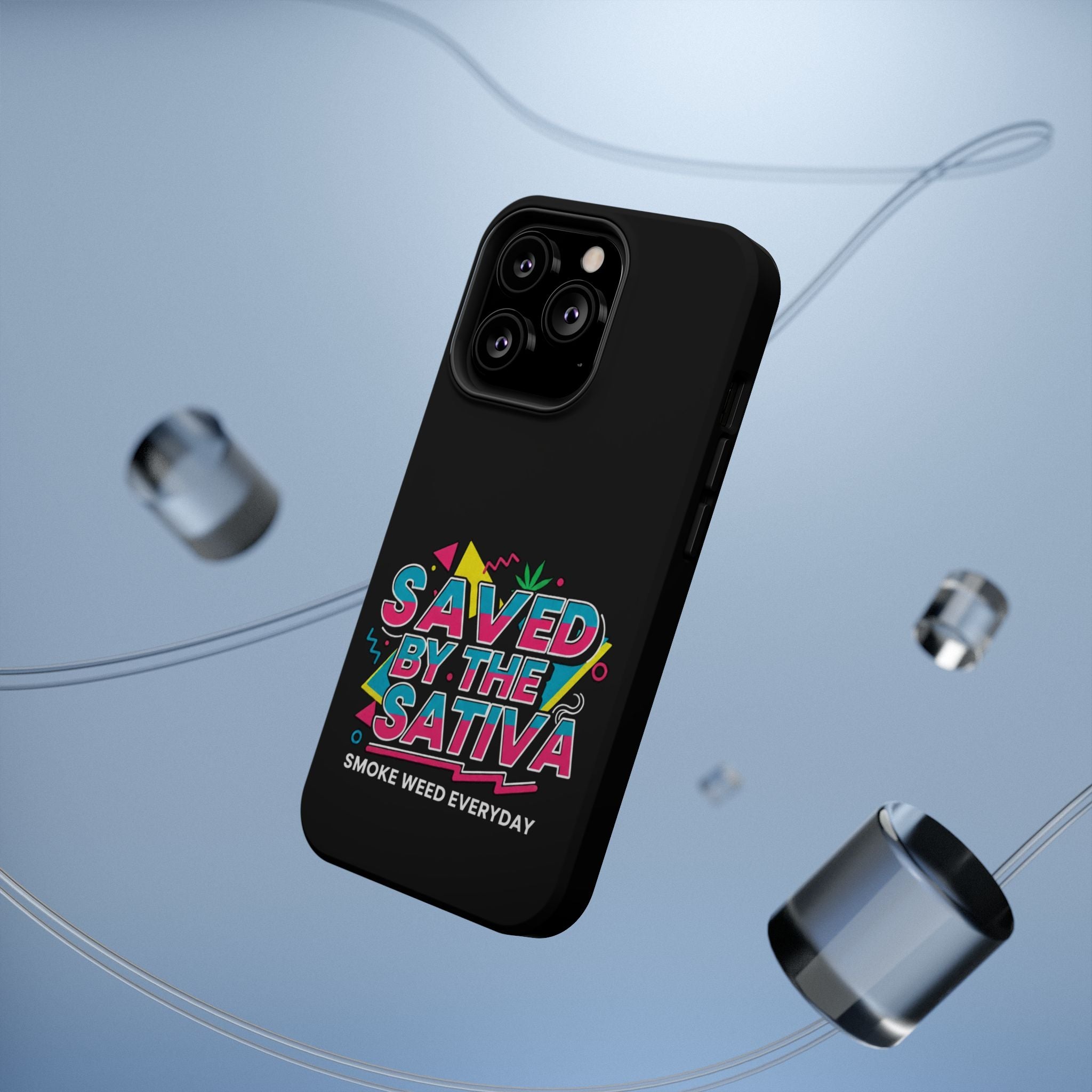 "Saved by the Sativa" Magnetic Impact-Resistant Case- Phone Case for iPhone & Android