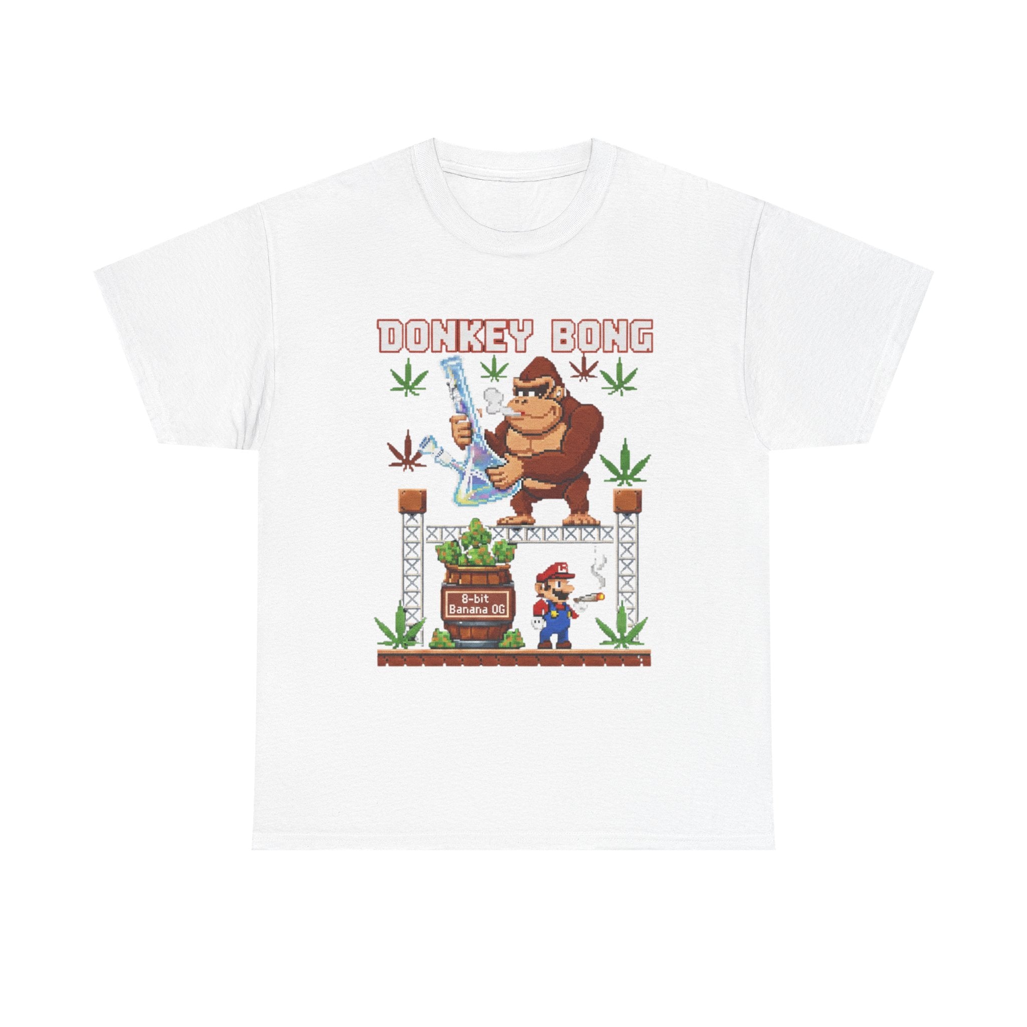 Donkey Bong Pixel Art Tee | Video Game Parody