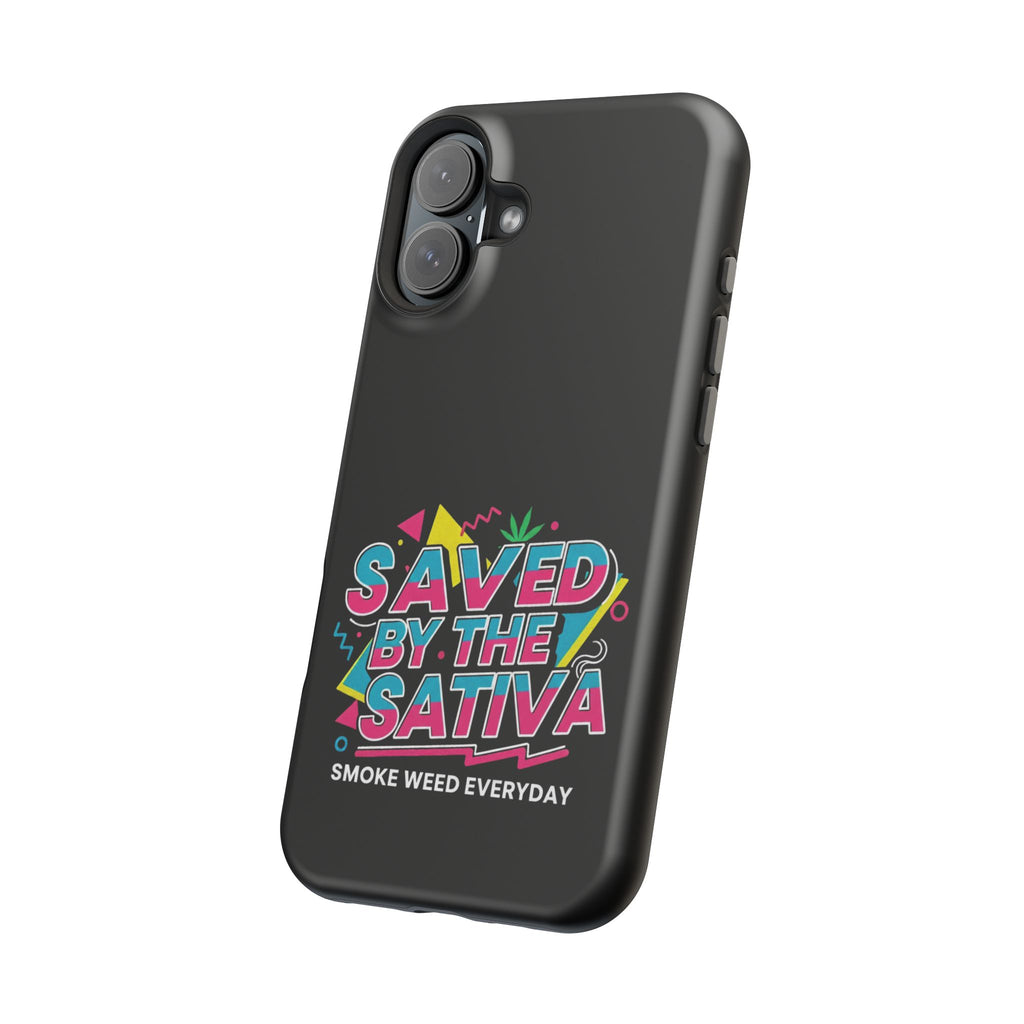 "Saved by the Sativa" Magnetic Impact-Resistant Case- Phone Case for iPhone & Android