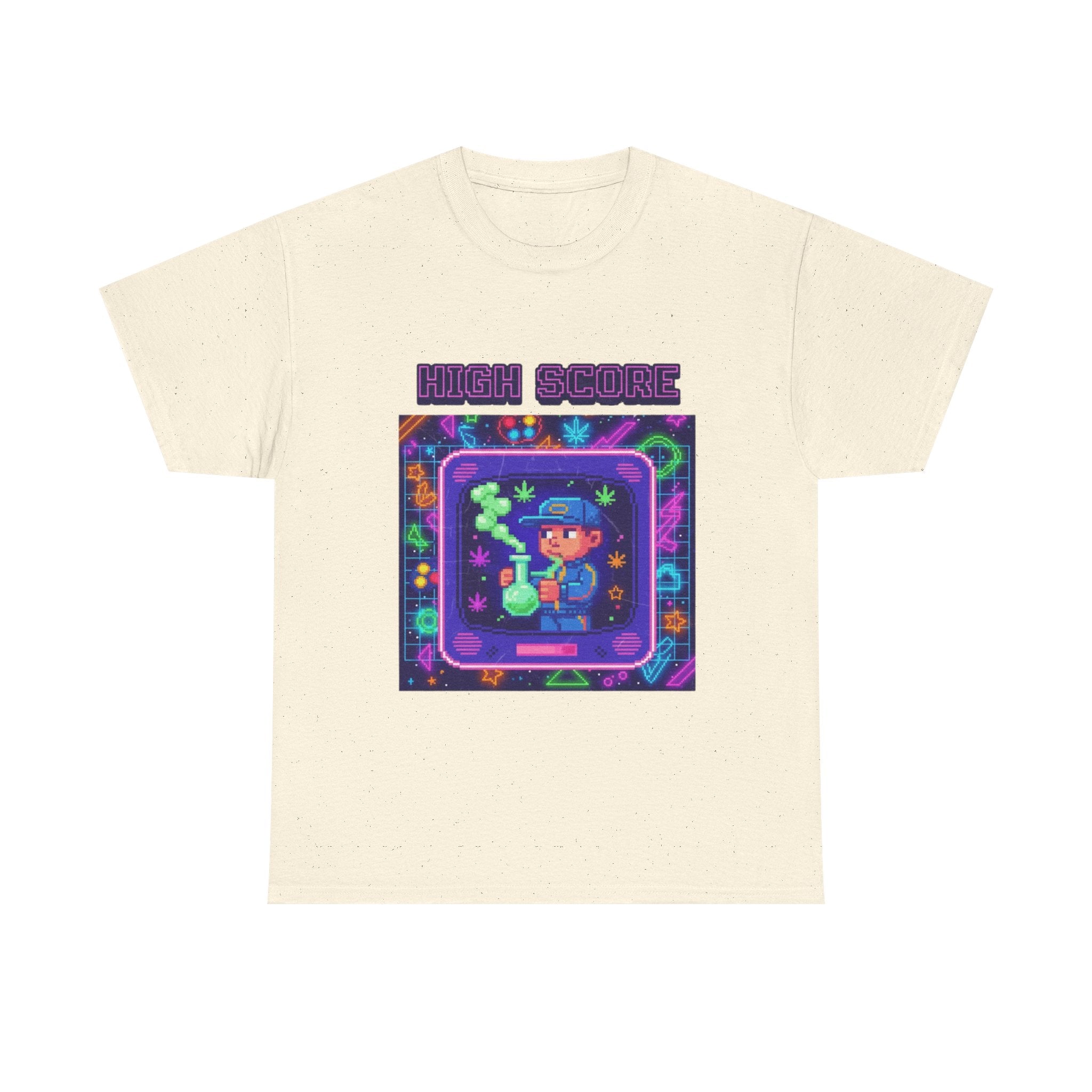 Retro Gamer Unisex Tee, High Score Tee, Video Game Shirt, Gamer Gift, Nostalgic Apparel, Fun Casual Wear