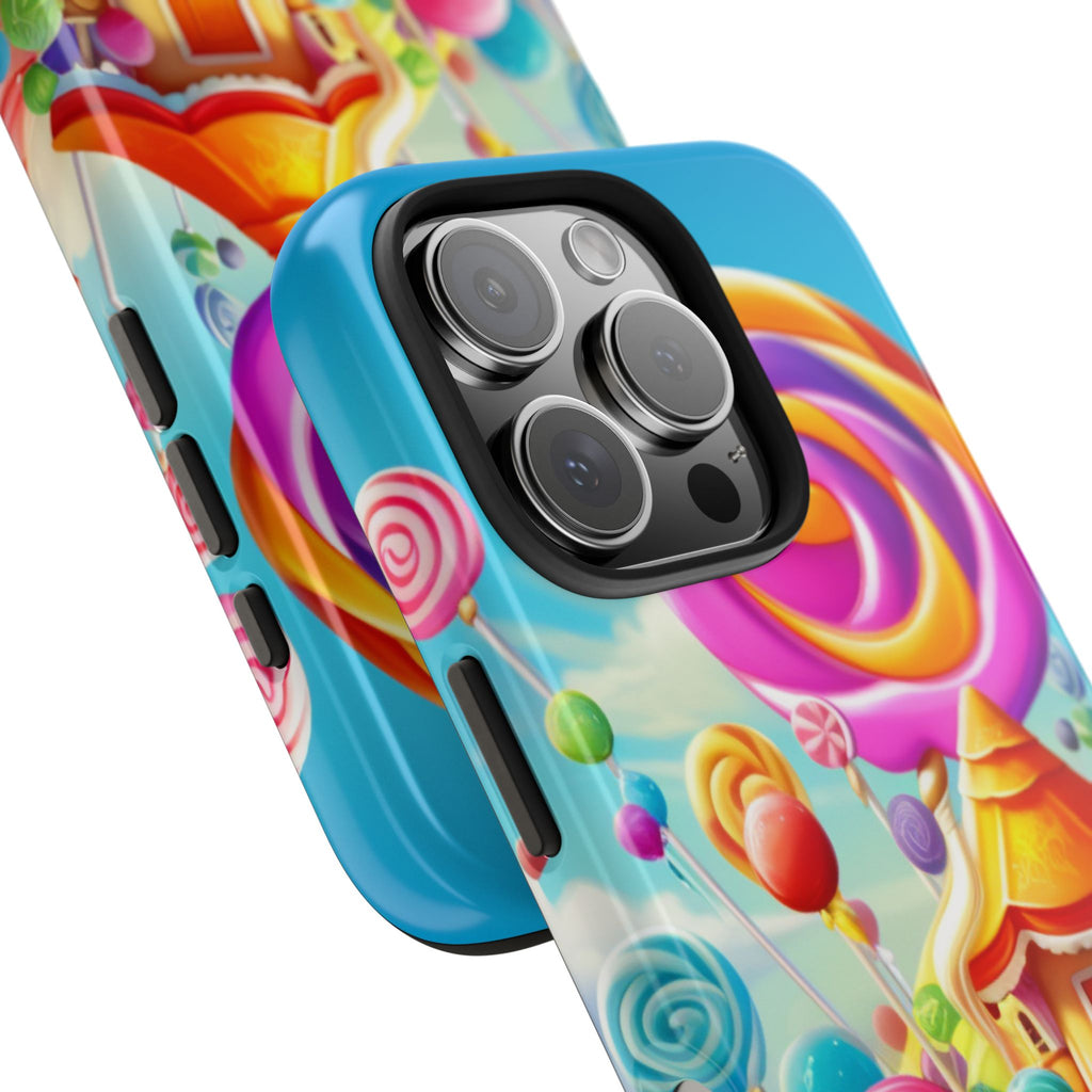 Colorful Candyland Phone Case- Tough Protective Cover, Fun Gift, Unique Accessory for Kids, Teens, Phone Accessories, Birthday Gift
