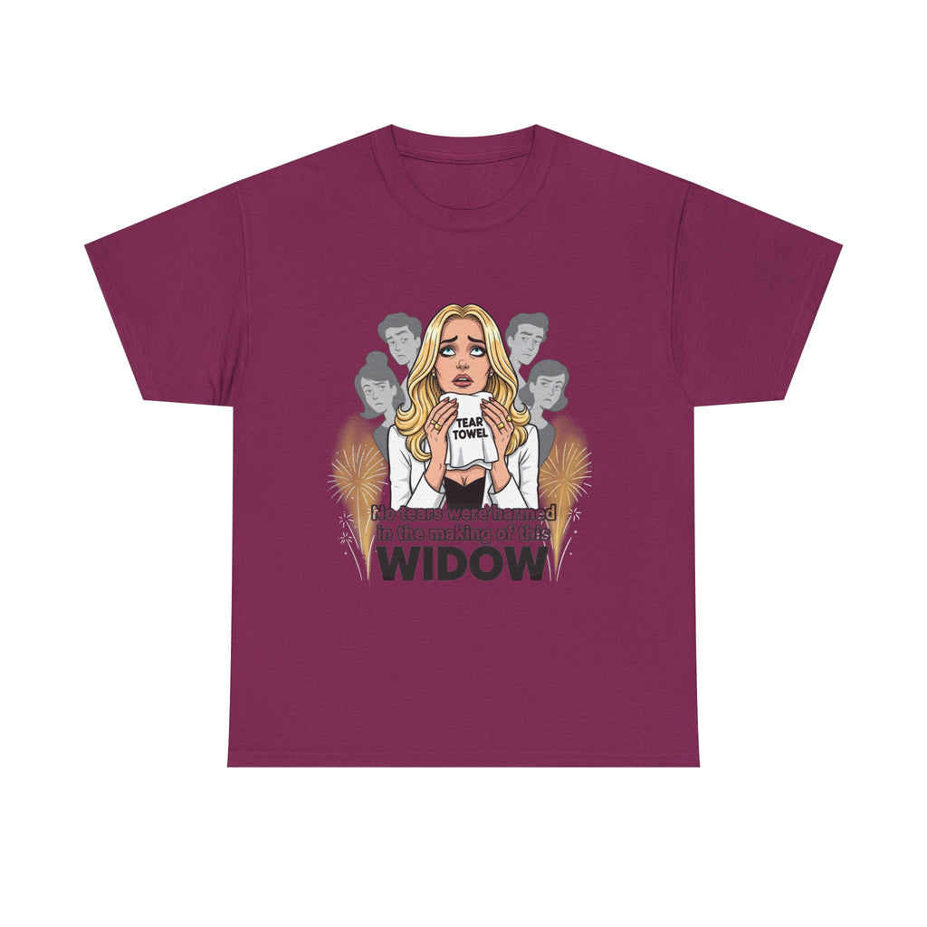 Widow Pop Art Blond Woman Illustration Tee | Discernment Conspiracy Graphic