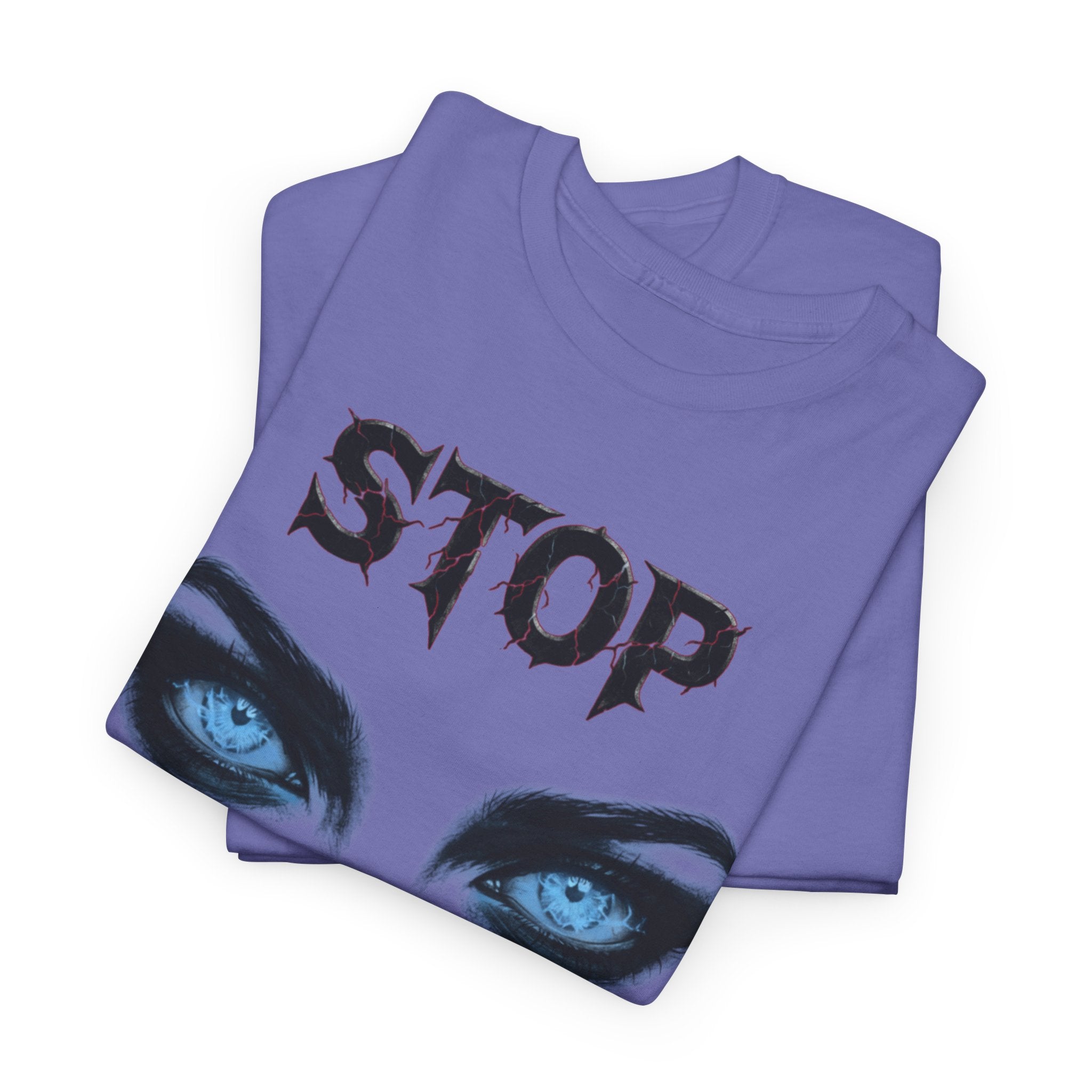 "Stop" Demon Eyes Graphic Tee