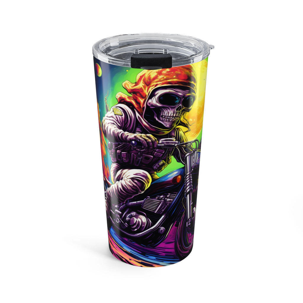 Colorful Space Motorcycle Tumbler, Unique 20oz Travel Mug for Bikers, Astronaut Enthusiasts, Cool Gift for Occasions, Adventure [...]
