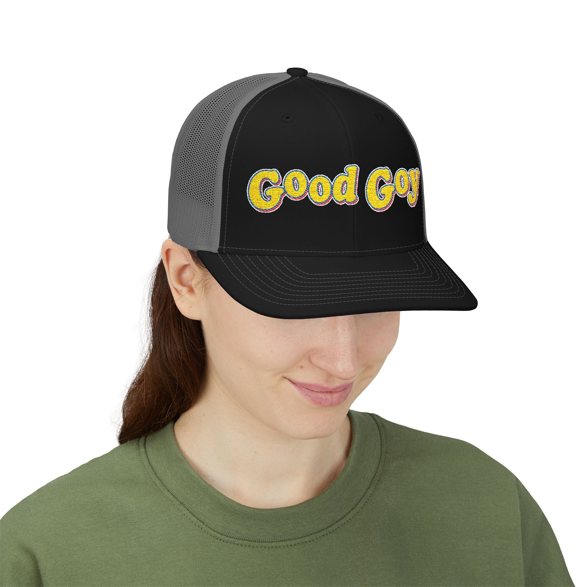 Good Goy Embroidered Trucker Hat --Snapback