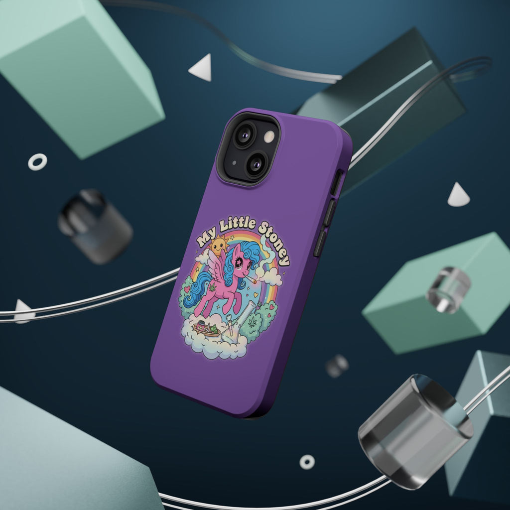 My Little Stoney Phone Case — Cute Rainbow Pony Magnetic Impact-Resistant Case for iPhone and Android