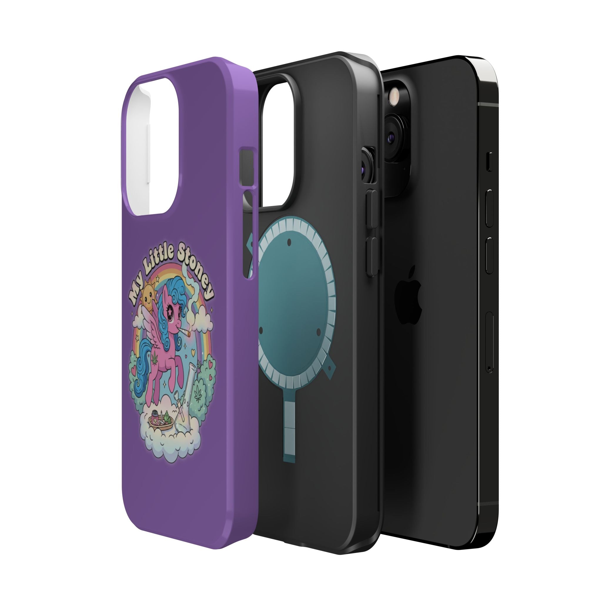 My Little Stoney Phone Case — Cute Rainbow Pony Magnetic Impact-Resistant Case for iPhone and Android