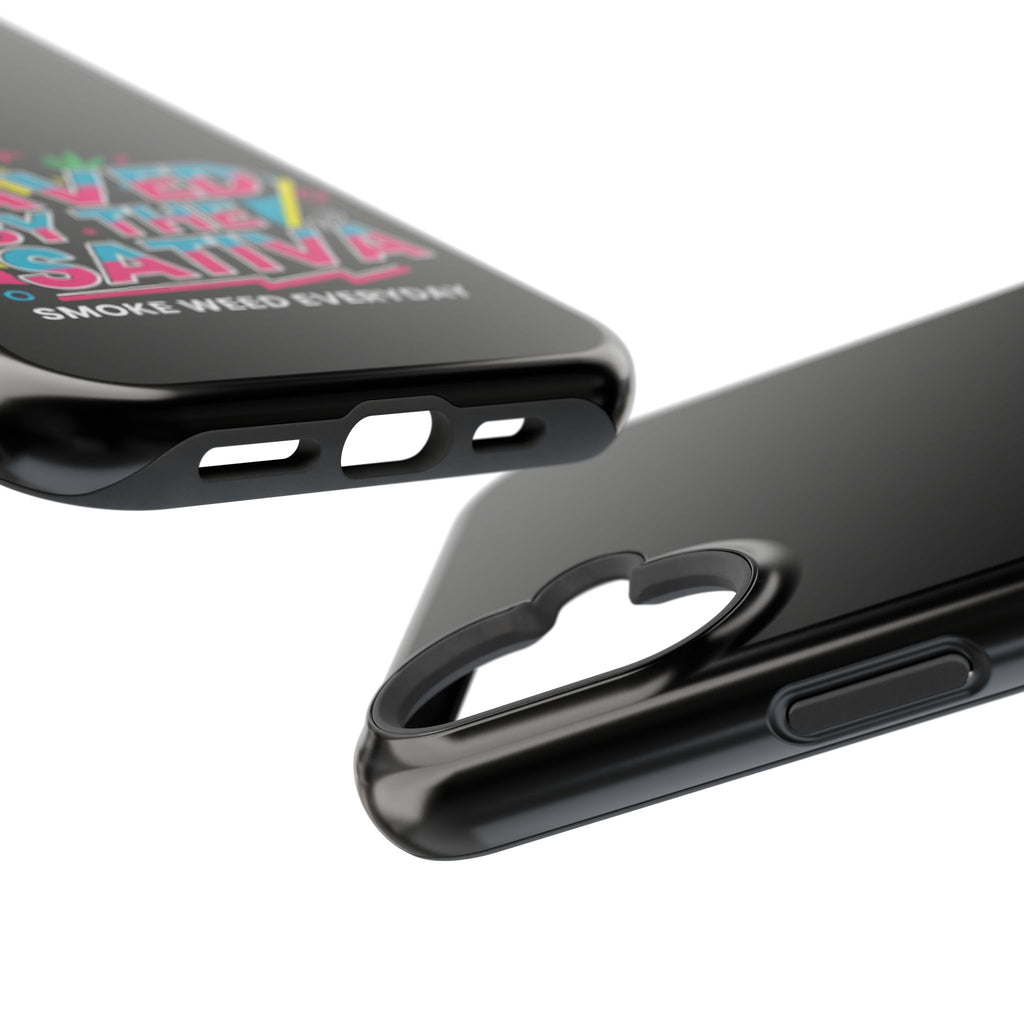 "Saved by the Sativa" Magnetic Impact-Resistant Case- Phone Case for iPhone & Android