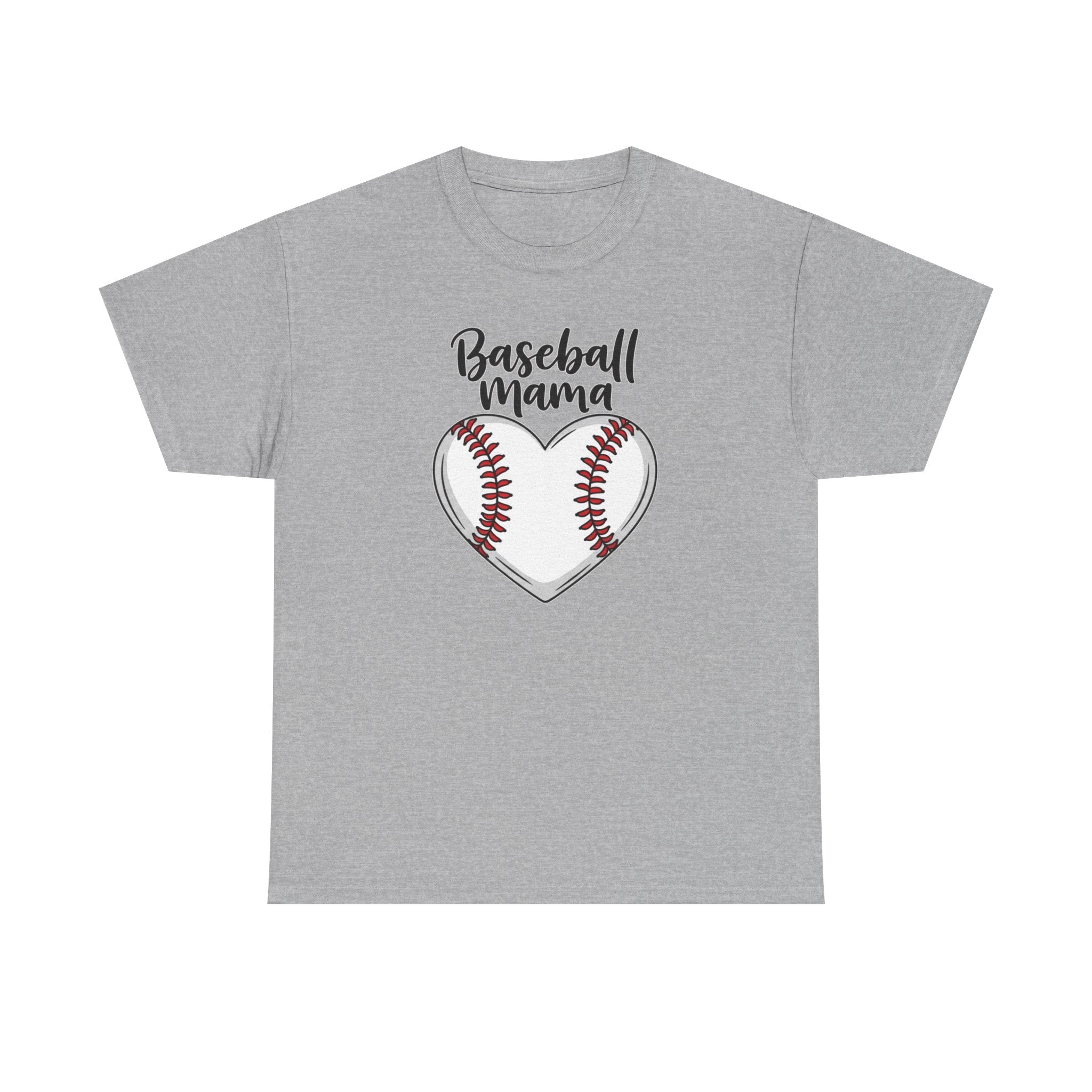 Baseball Mama heart baseball T-shirt | Mom team shirt, sports mom tee