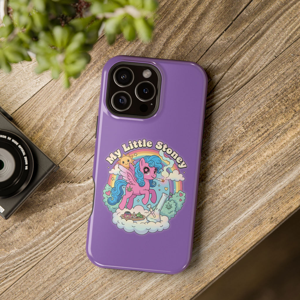 My Little Stoney Phone Case — Cute Rainbow Pony Magnetic Impact-Resistant Case for iPhone and Android