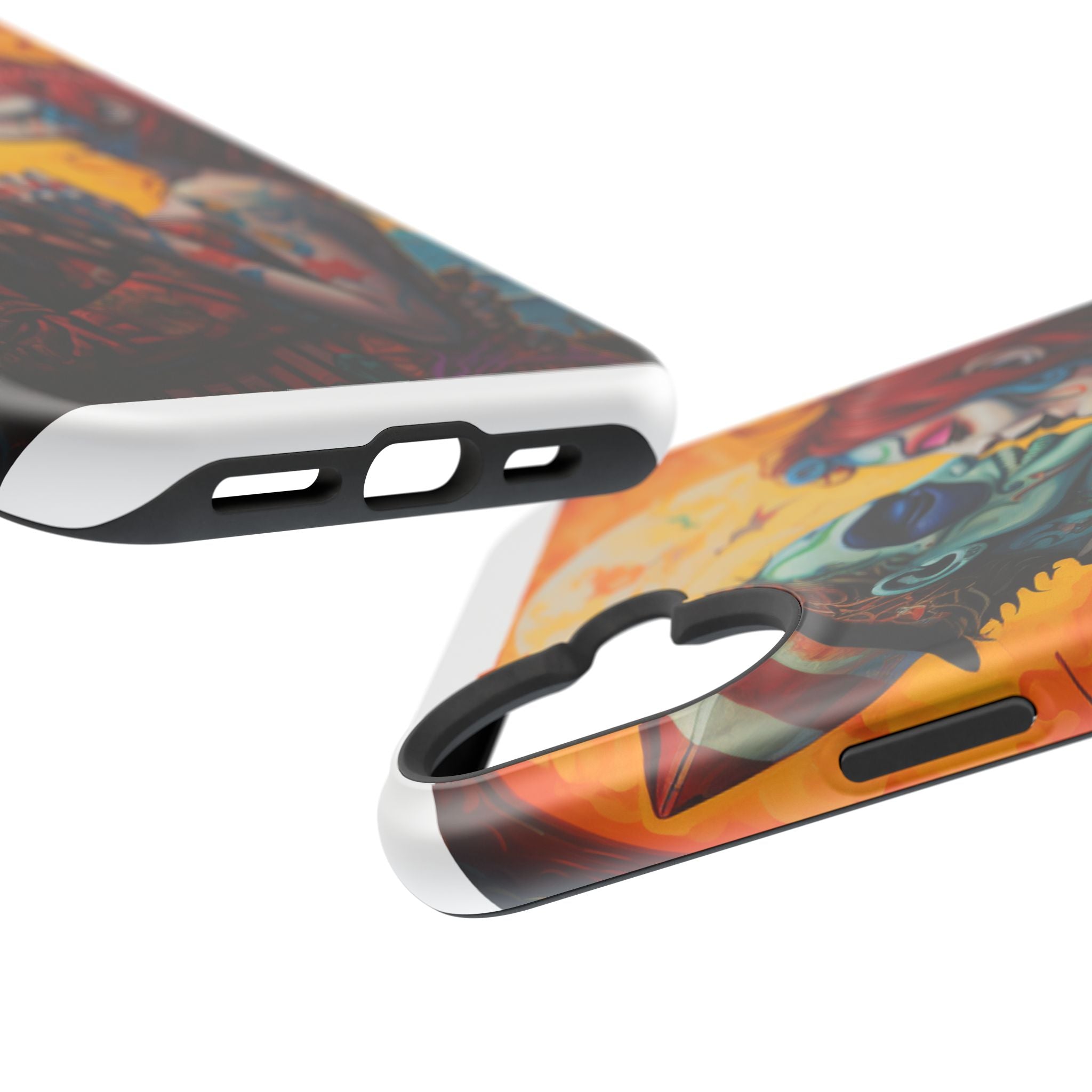 Magnetic Phone Cases - Spooky Lovers Art, Halloween Gifts, Unique Phone Covers, Artistic Phone Accessories, Colorful iPhone Cases