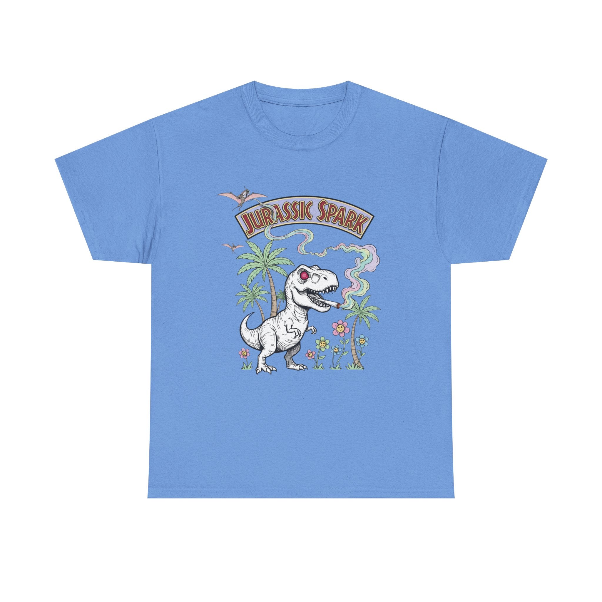 Jurassic Spark Stoner T-Shirt, Funny T-rex 420 Tee
