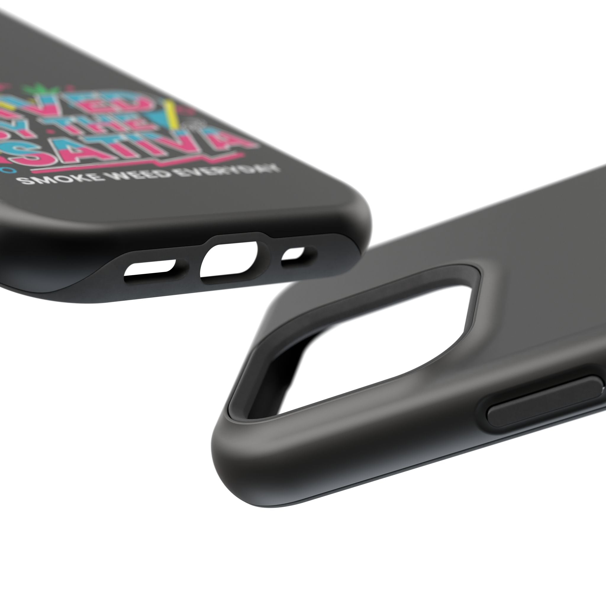 "Saved by the Sativa" Magnetic Impact-Resistant Case- Phone Case for iPhone & Android