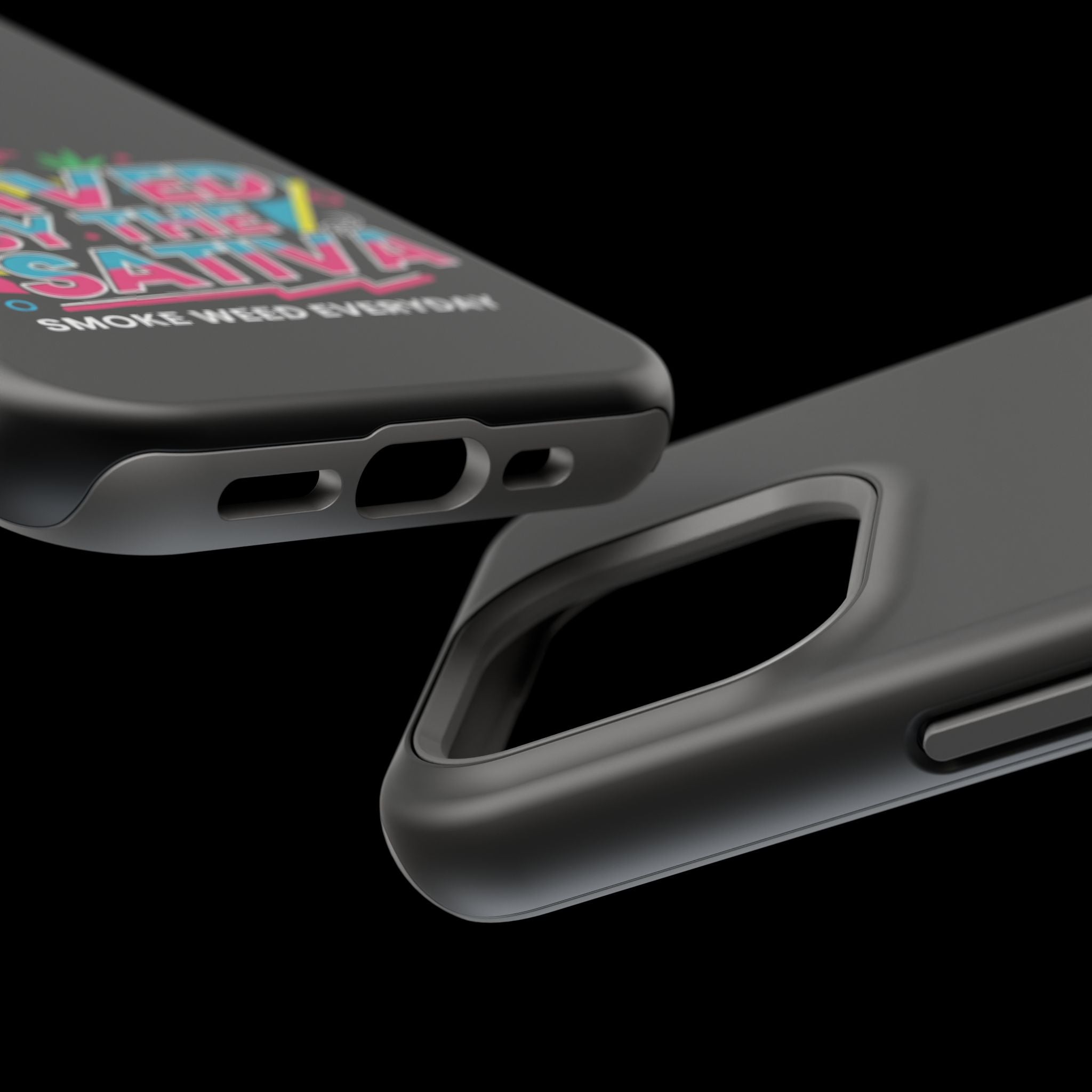"Saved by the Sativa" Magnetic Impact-Resistant Case- Phone Case for iPhone & Android