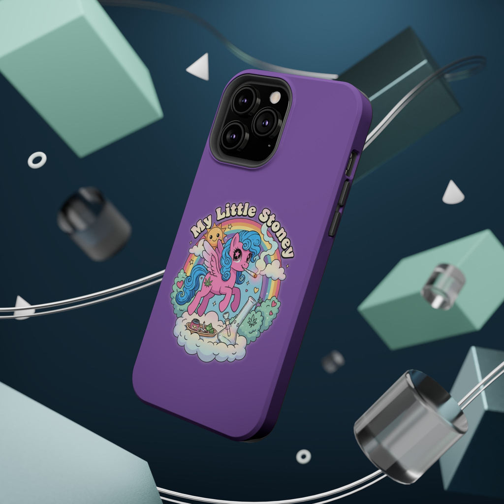 My Little Stoney Phone Case — Cute Rainbow Pony Magnetic Impact-Resistant Case for iPhone and Android
