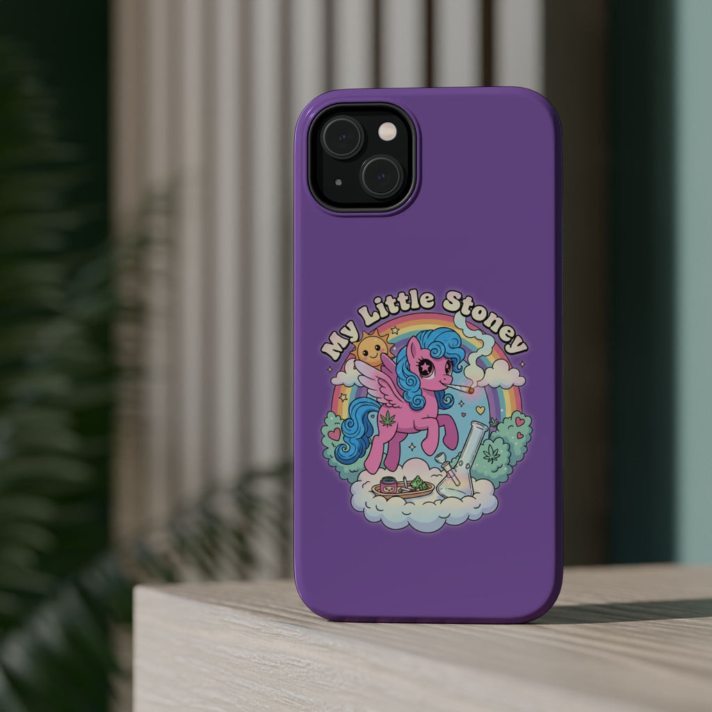 My Little Stoney Phone Case — Cute Rainbow Pony Magnetic Impact-Resistant Case for iPhone and Android
