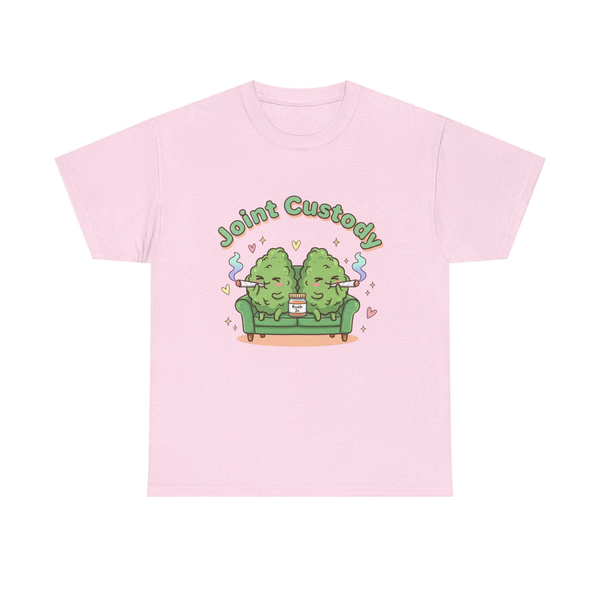 Joint Custody Unisex Heavy Cotton Tee | Funny Stoner Family Shirt
