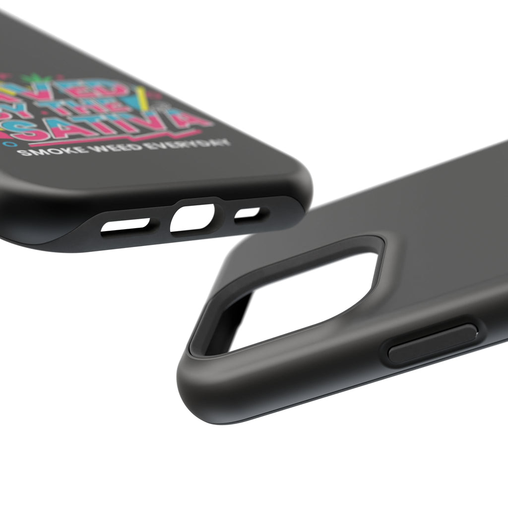 "Saved by the Sativa" Magnetic Impact-Resistant Case- Phone Case for iPhone & Android
