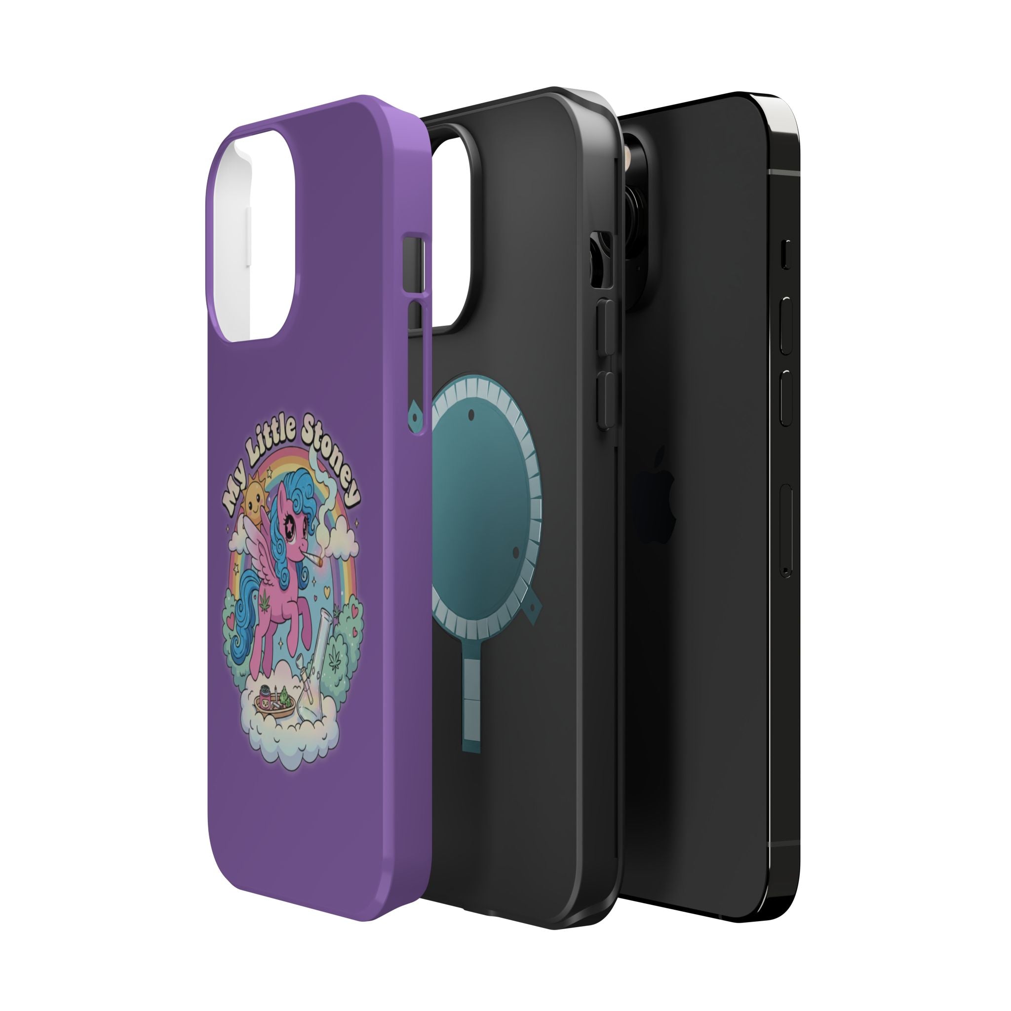 My Little Stoney Phone Case — Cute Rainbow Pony Magnetic Impact-Resistant Case for iPhone and Android