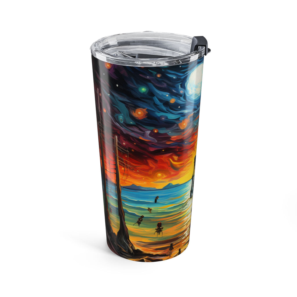Romantic Cosmic Tumbler 20oz - Perfect for Couples, Engagement Gifts, Halloween Decor, or Nighttime Sips