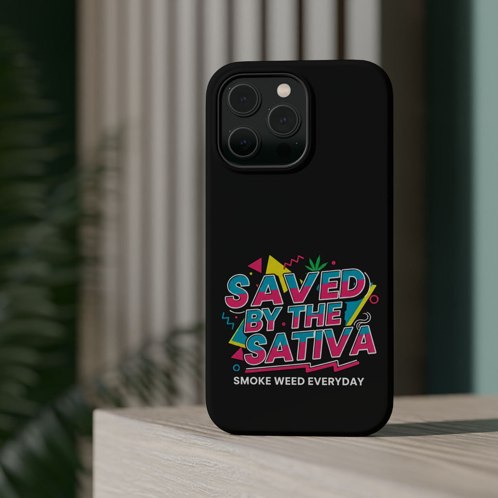 "Saved by the Sativa" Magnetic Impact-Resistant Case- Phone Case for iPhone & Android