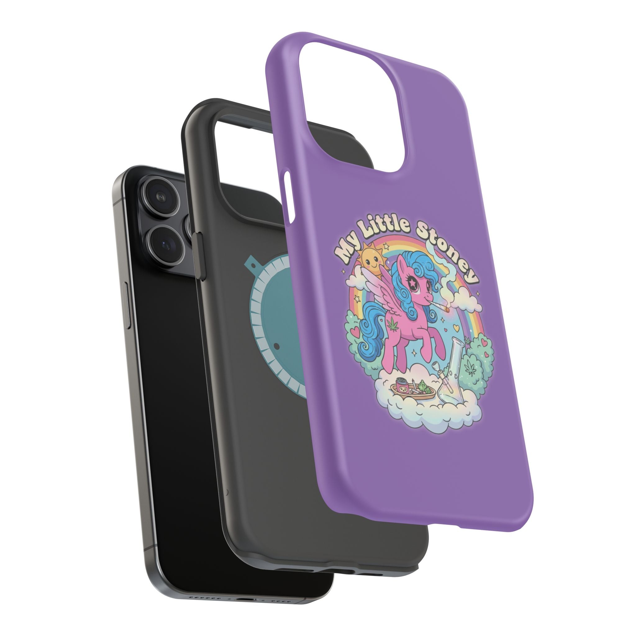 My Little Stoney Phone Case — Cute Rainbow Pony Magnetic Impact-Resistant Case for iPhone and Android