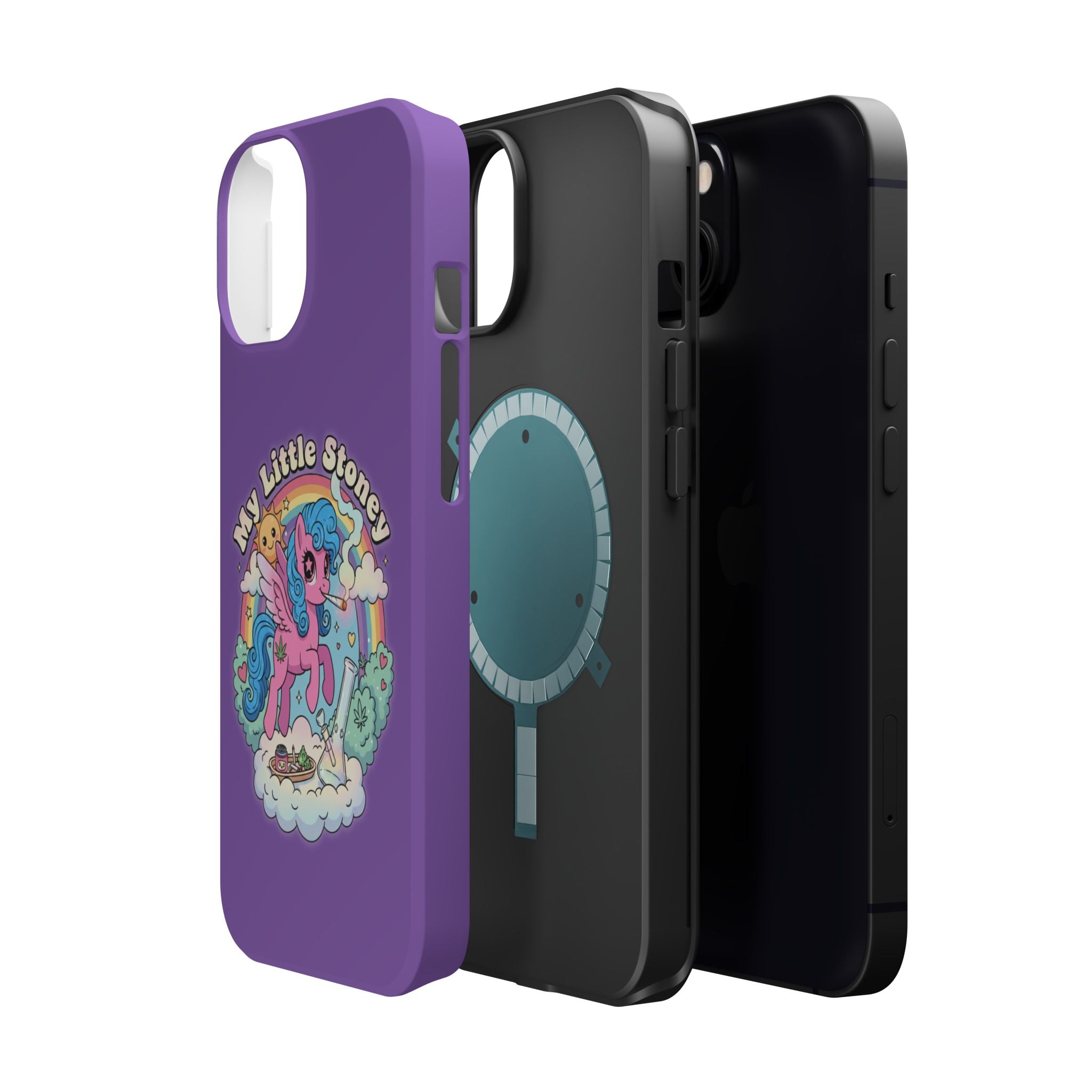 My Little Stoney Phone Case — Cute Rainbow Pony Magnetic Impact-Resistant Case for iPhone and Android
