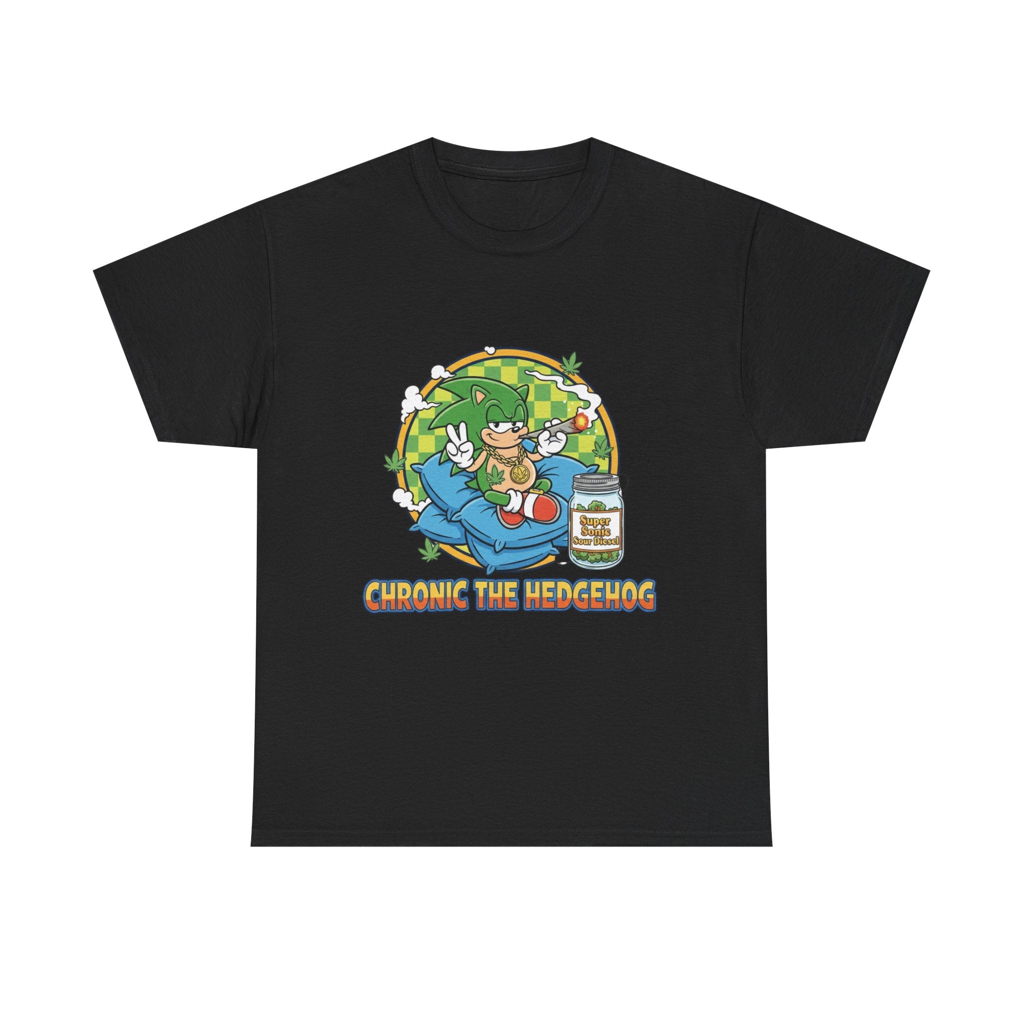 Chronic the Hedgehog Retro Game Parody T-Shirt