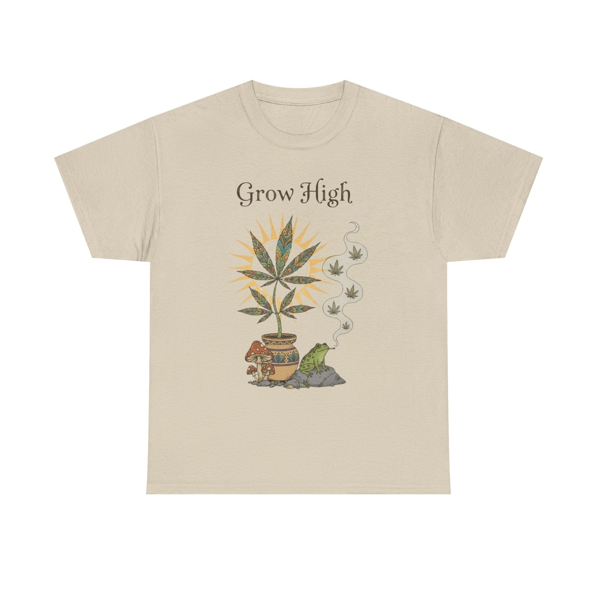 Grow High 420 Tee- Funny Garden Shirt