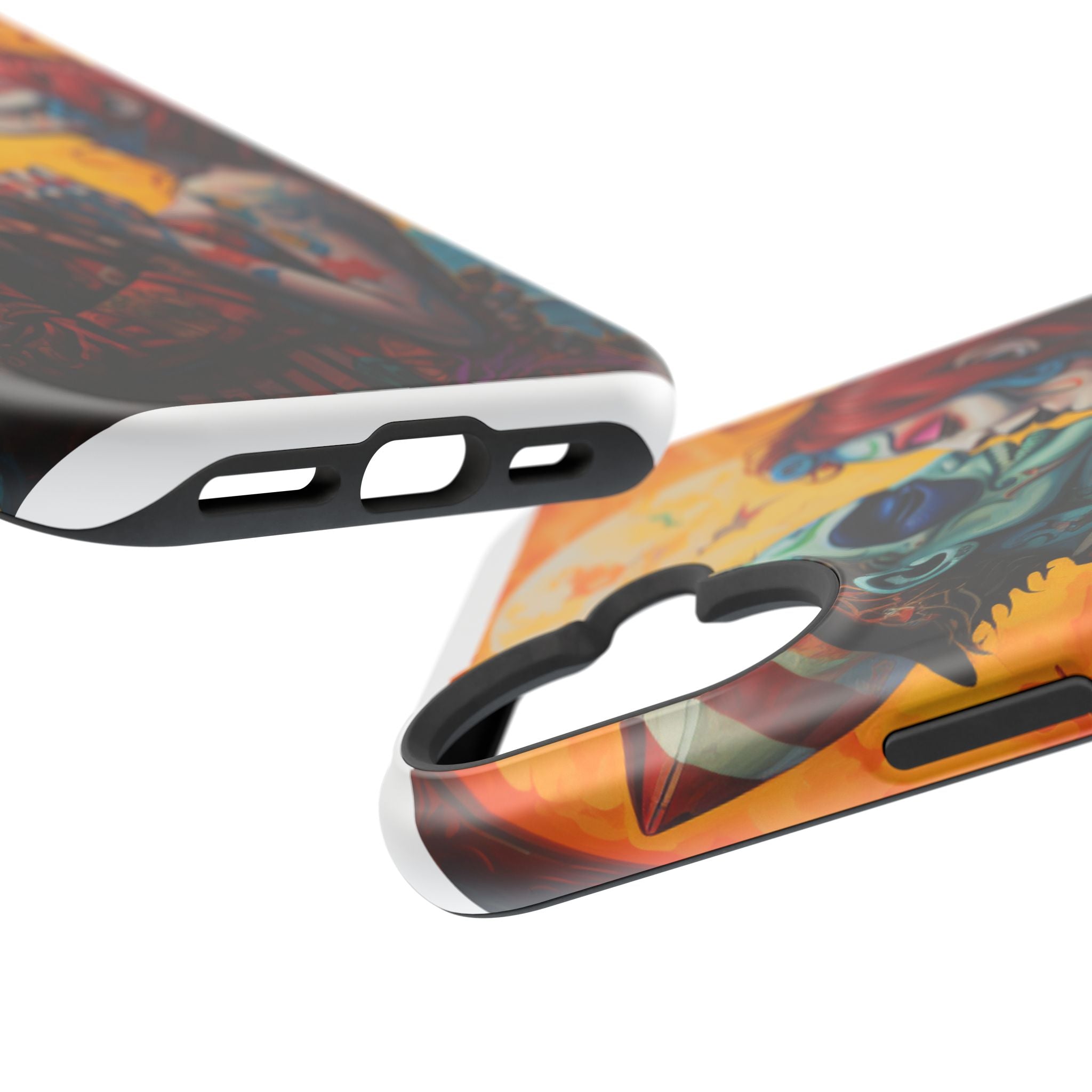 Magnetic Phone Cases - Spooky Lovers Art, Halloween Gifts, Unique Phone Covers, Artistic Phone Accessories, Colorful iPhone Cases