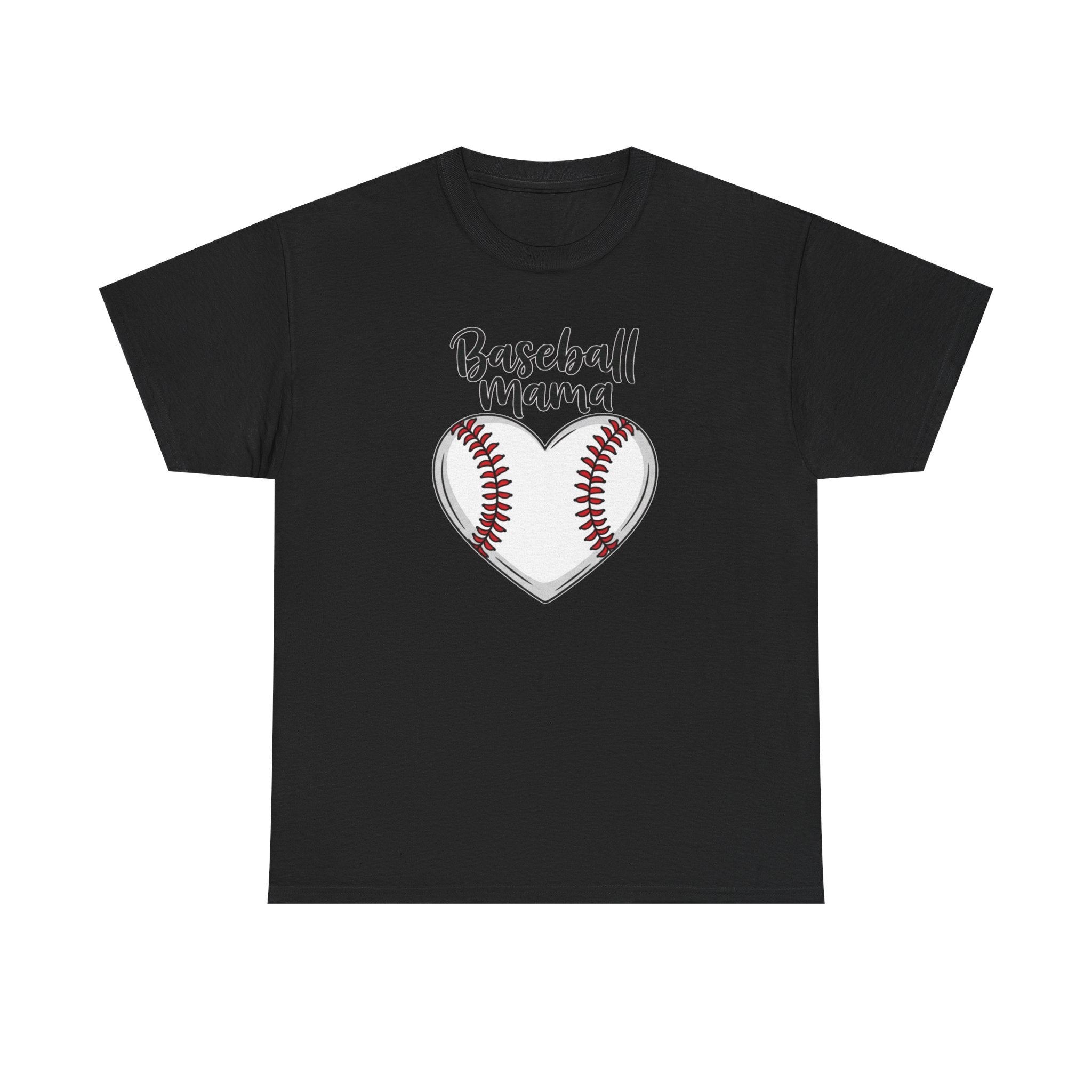Baseball Mama heart baseball T-shirt | Mom team shirt, sports mom tee
