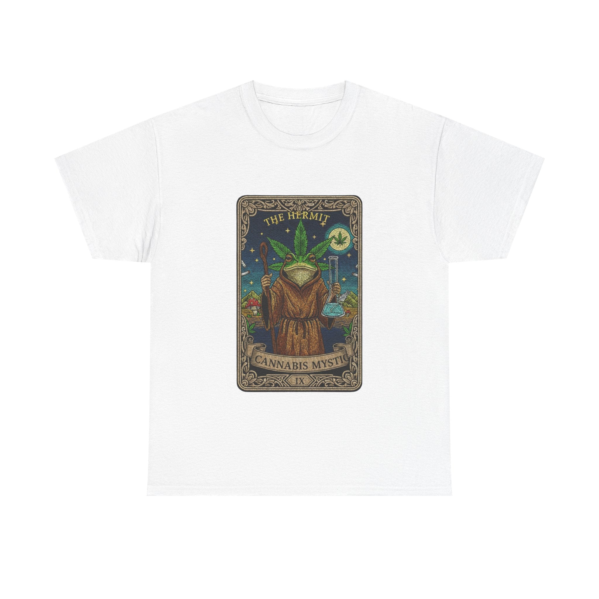 420 Mystic Hermit Tarot Tee | Psychedelic Plant Art