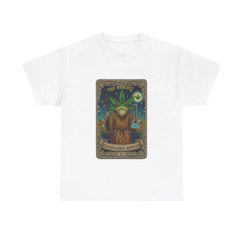 420 Mystic Hermit Tarot Tee | Psychedelic Plant Art
