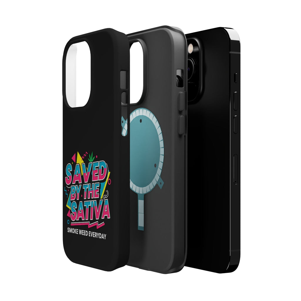 "Saved by the Sativa" Magnetic Impact-Resistant Case- Phone Case for iPhone & Android