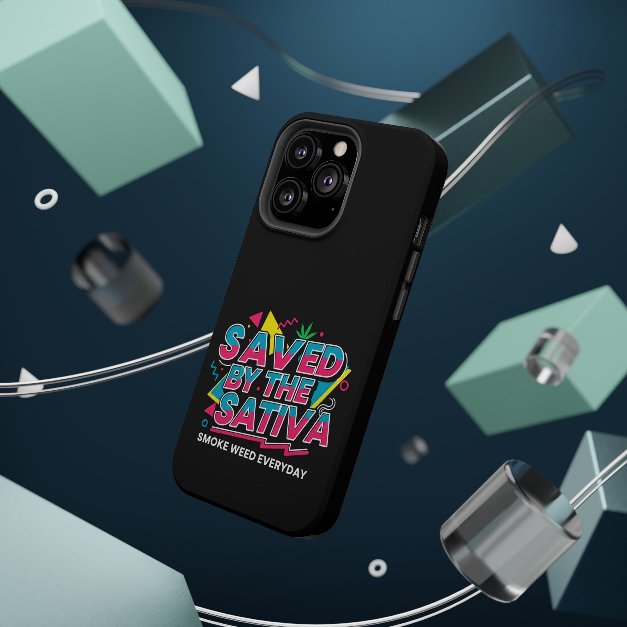 "Saved by the Sativa" Magnetic Impact-Resistant Case- Phone Case for iPhone & Android