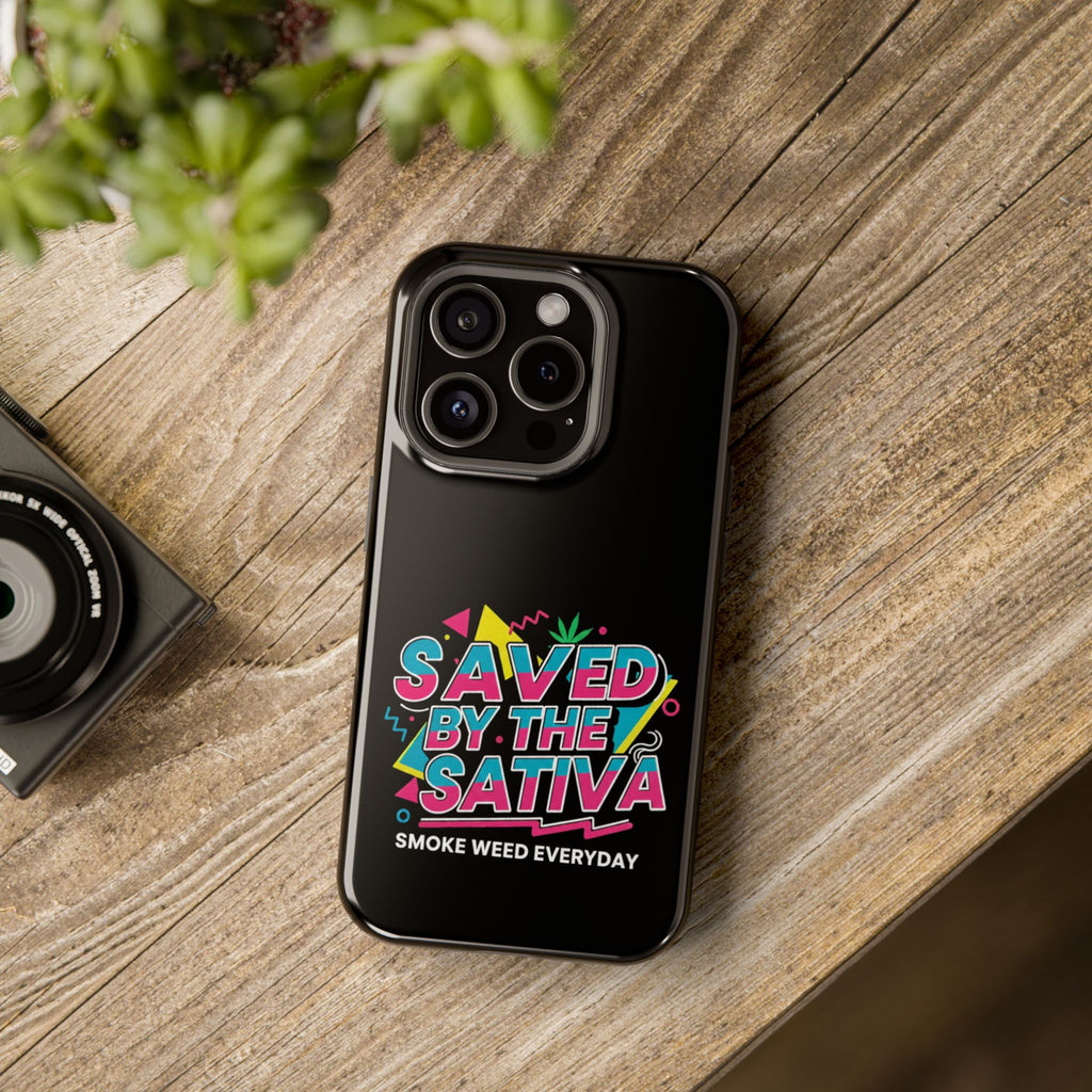 "Saved by the Sativa" Magnetic Impact-Resistant Case- Phone Case for iPhone & Android