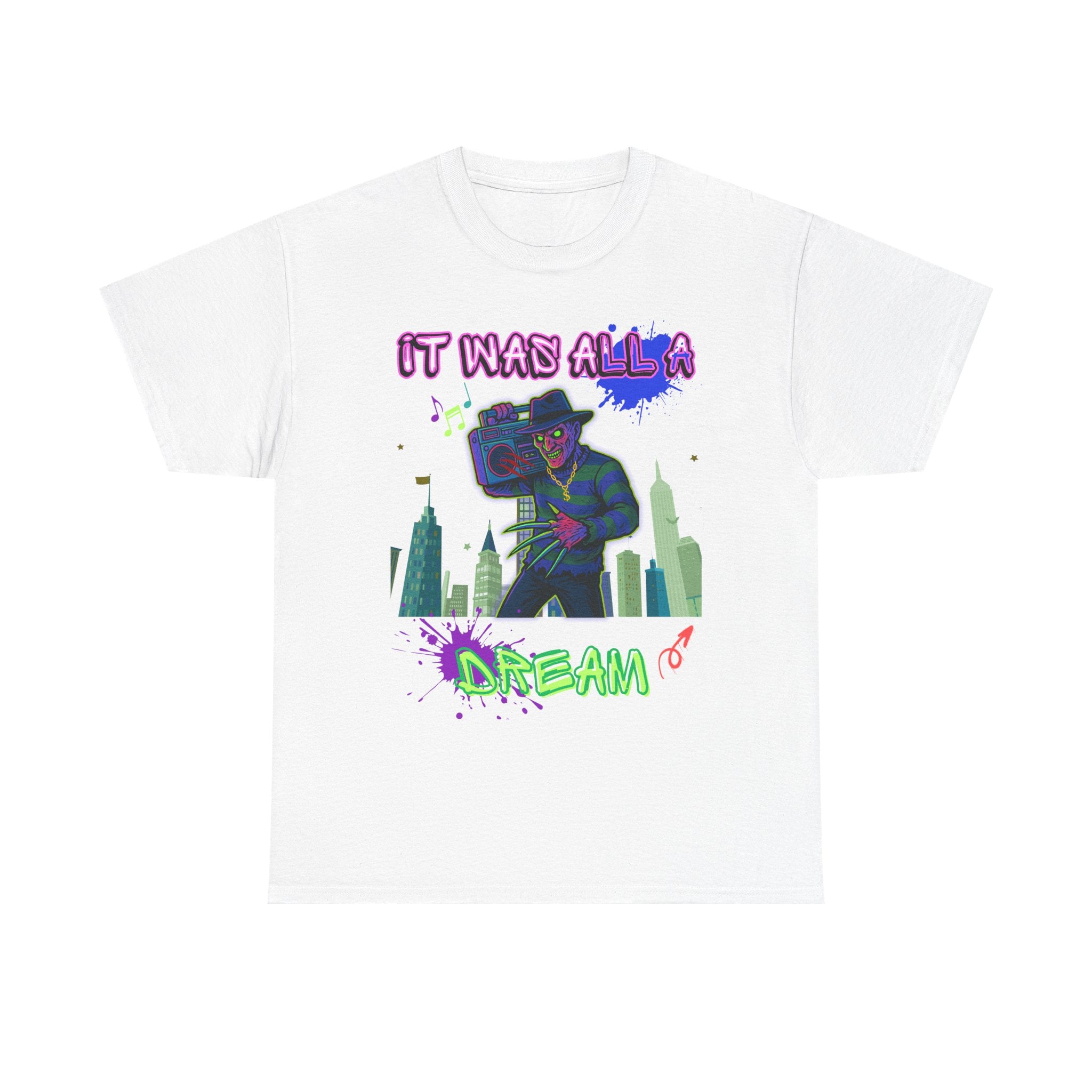 It Was All A Dream Unisex Heavy Cotton Tee - Streetwear, Graphic Tee, Hip Hop Fashion, Casual Wear, Gift Ideas