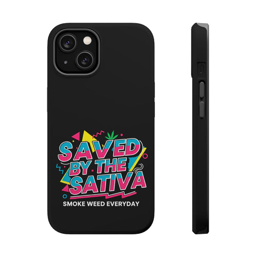 "Saved by the Sativa" Magnetic Impact-Resistant Case- Phone Case for iPhone & Android