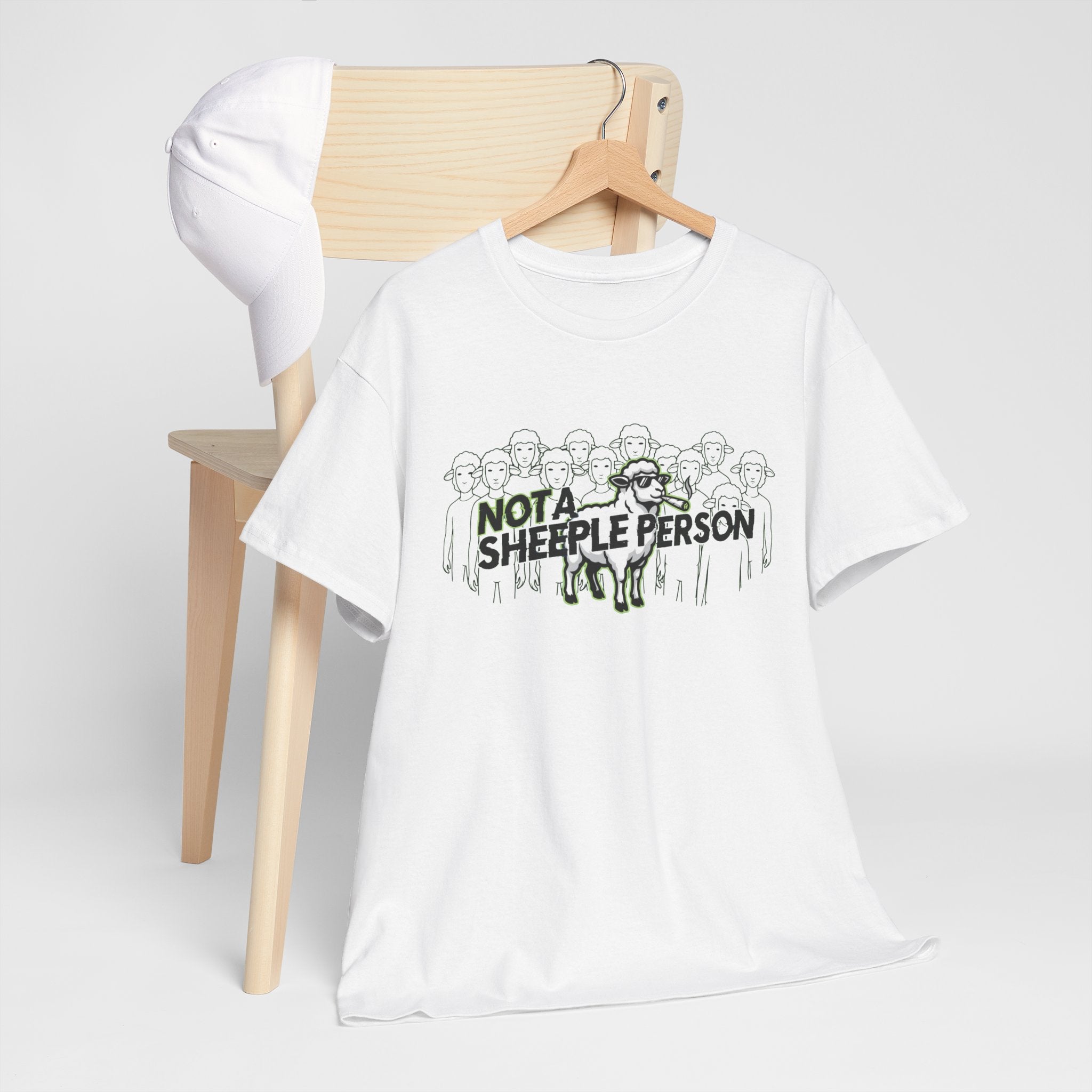 Not a Sheeple T‑Shirt — Anti‑Conformity / No NPC Graphic Tee