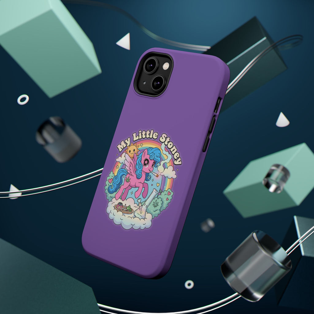 My Little Stoney Phone Case — Cute Rainbow Pony Magnetic Impact-Resistant Case for iPhone and Android