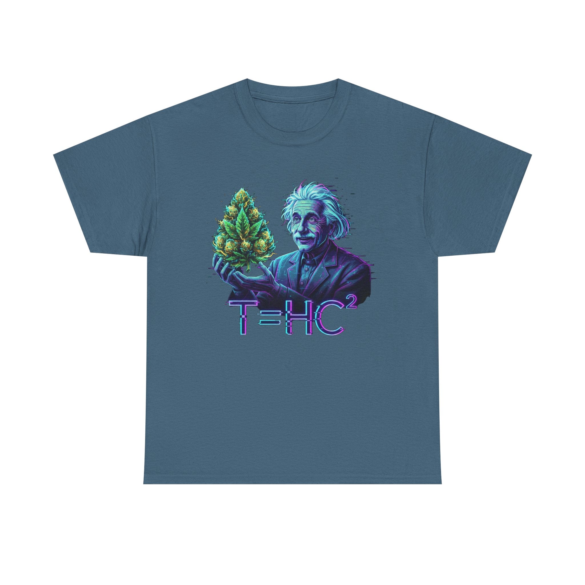 Einstein Holding Nugget T-Shirt | Funny Science Stoner Tee