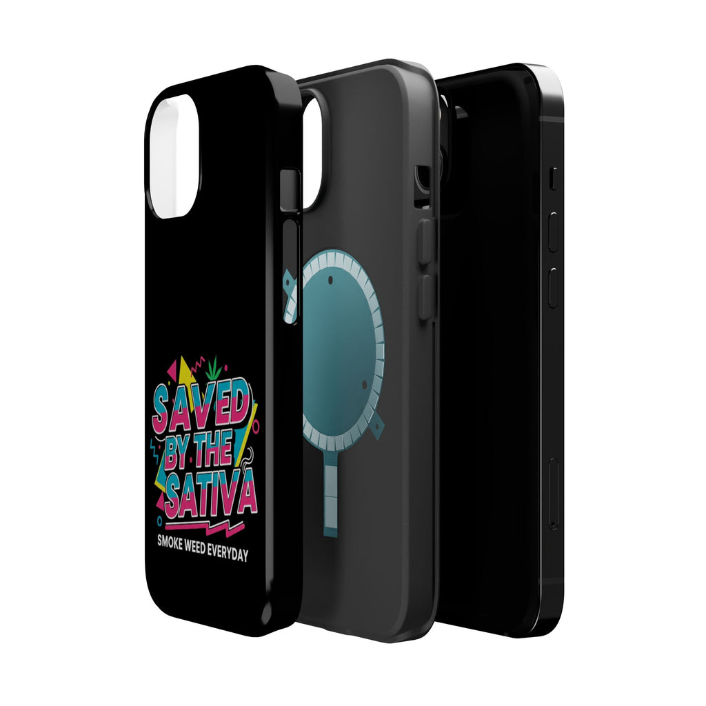 "Saved by the Sativa" Magnetic Impact-Resistant Case- Phone Case for iPhone & Android