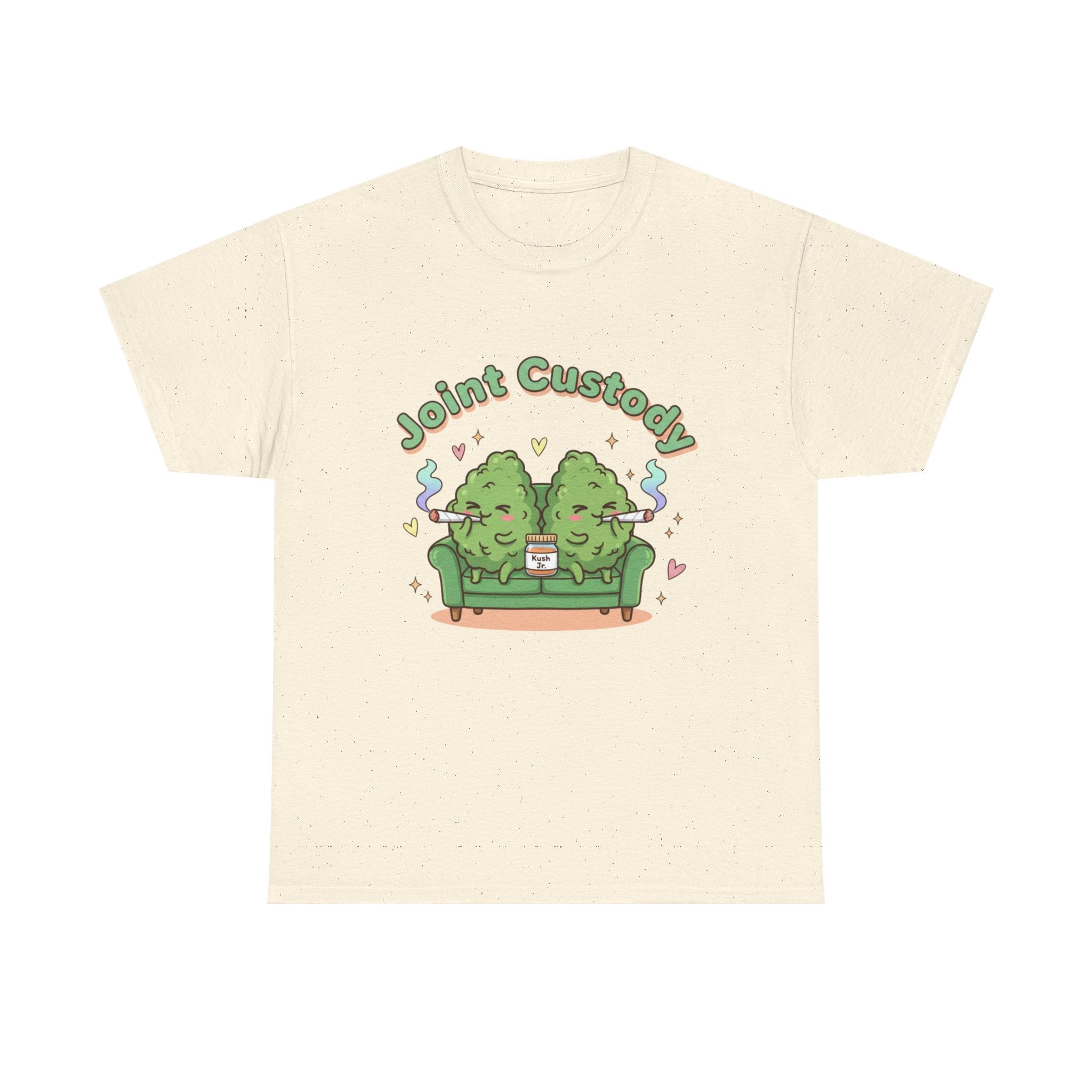 Joint Custody Unisex Heavy Cotton Tee | Funny Stoner Family Shirt
