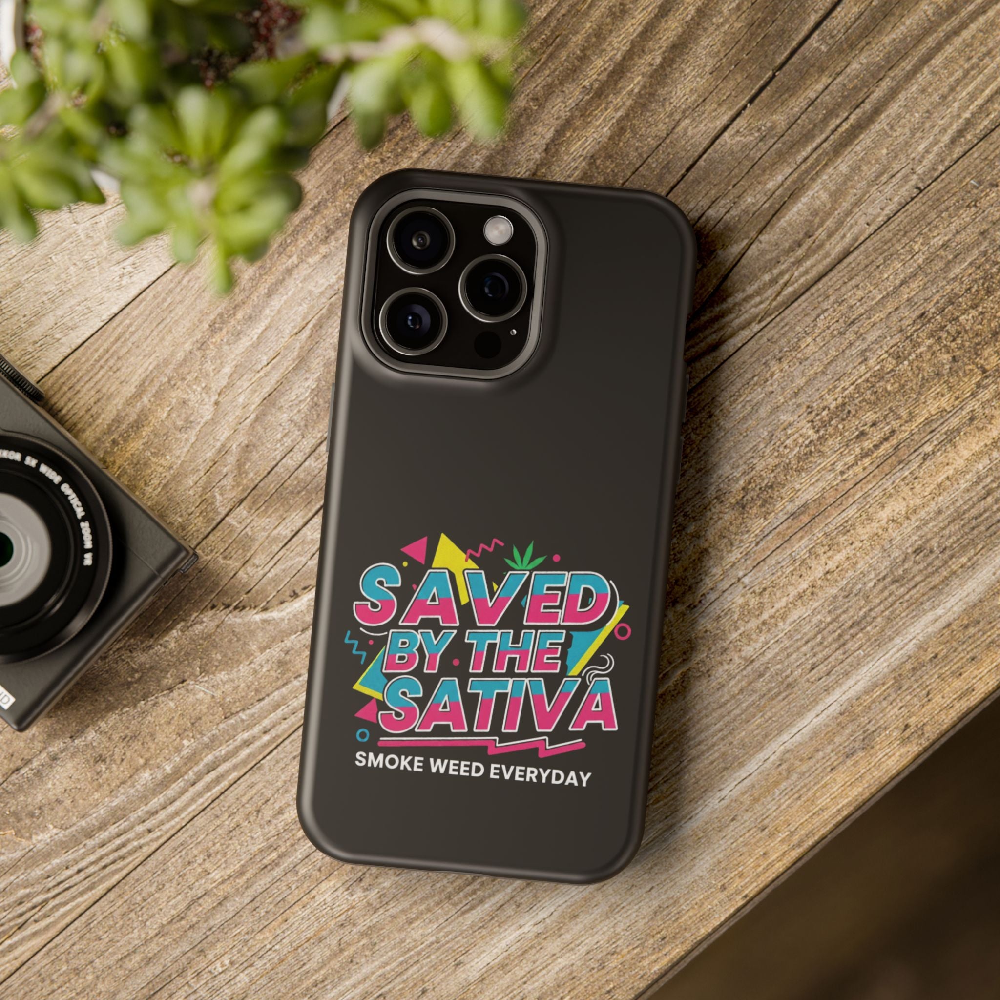 "Saved by the Sativa" Magnetic Impact-Resistant Case- Phone Case for iPhone & Android