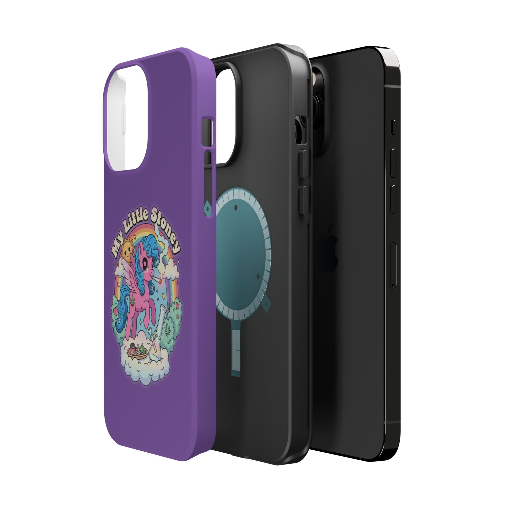 My Little Stoney Phone Case — Cute Rainbow Pony Magnetic Impact-Resistant Case for iPhone and Android