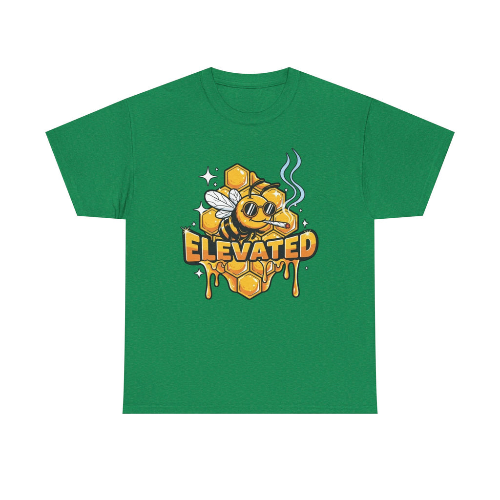 Bee Elevated Graphic Tee | Honeycomb Drip Stoner Shirt