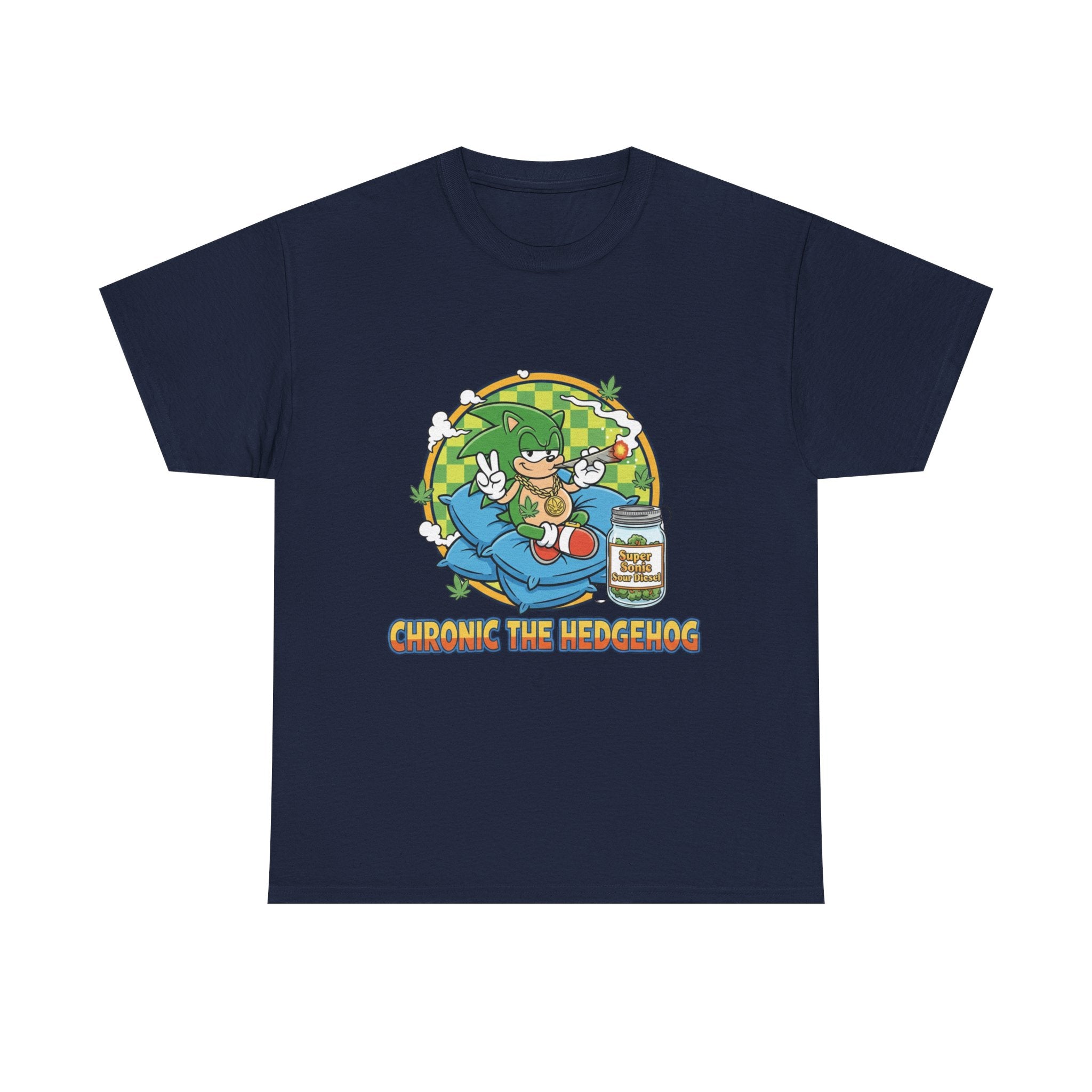 Chronic the Hedgehog Retro Game Parody T-Shirt