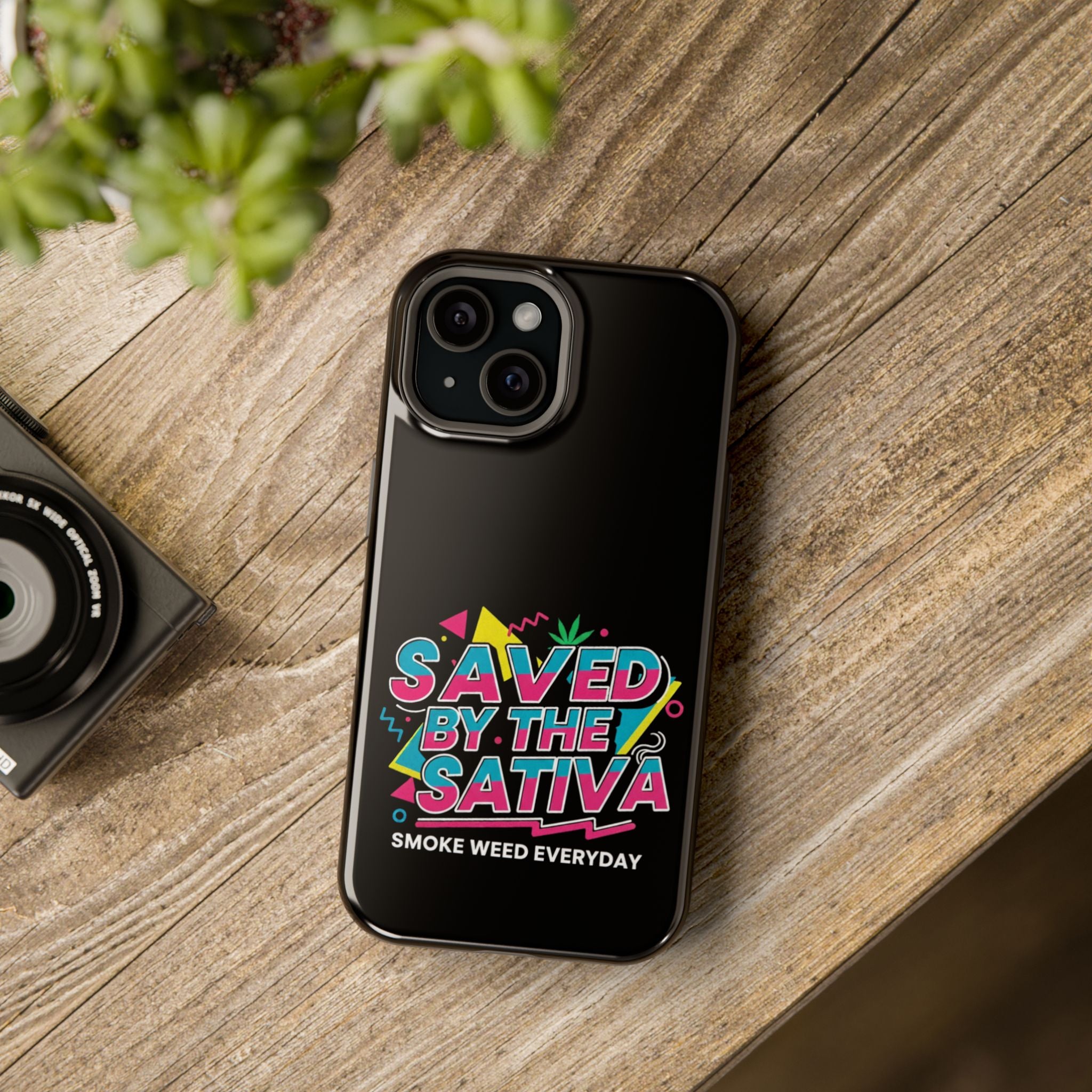 "Saved by the Sativa" Magnetic Impact-Resistant Case- Phone Case for iPhone & Android